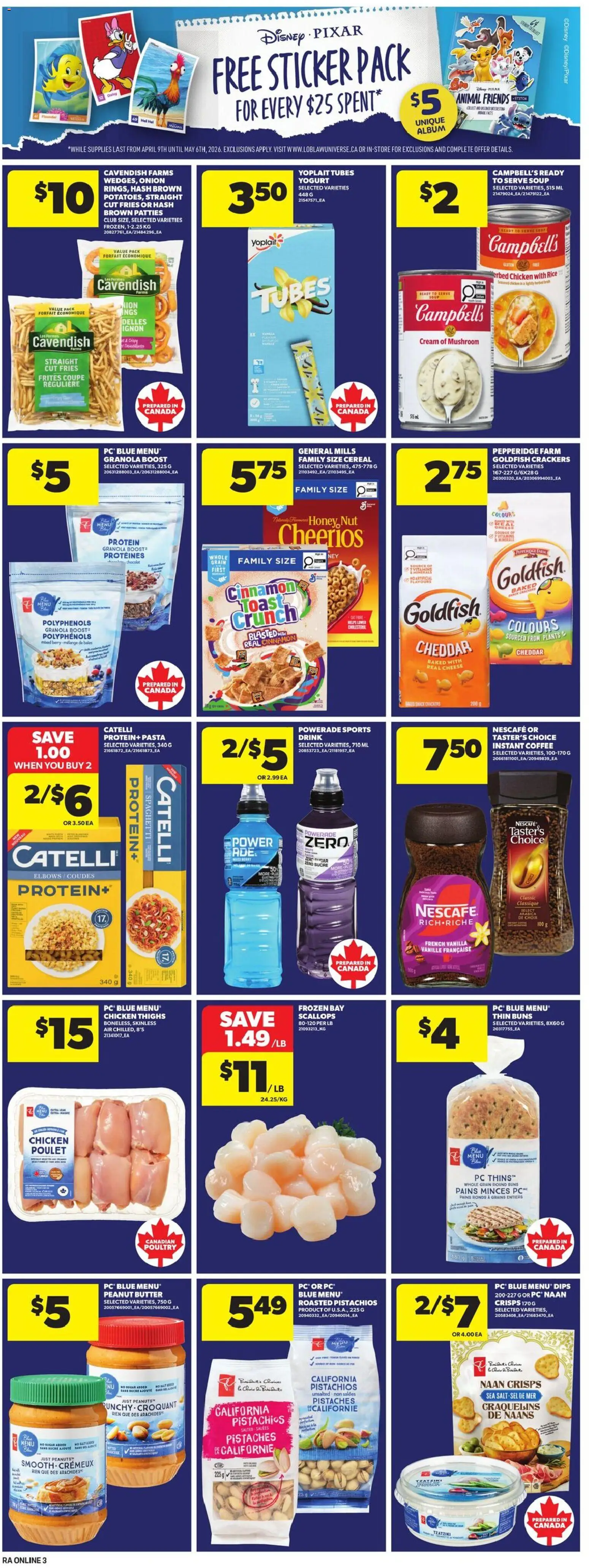 Atlantic Superstore flyer valid from 09.04.2026 | Page: 13 | Products: Rice, Cheese, Yogurt, Coffee