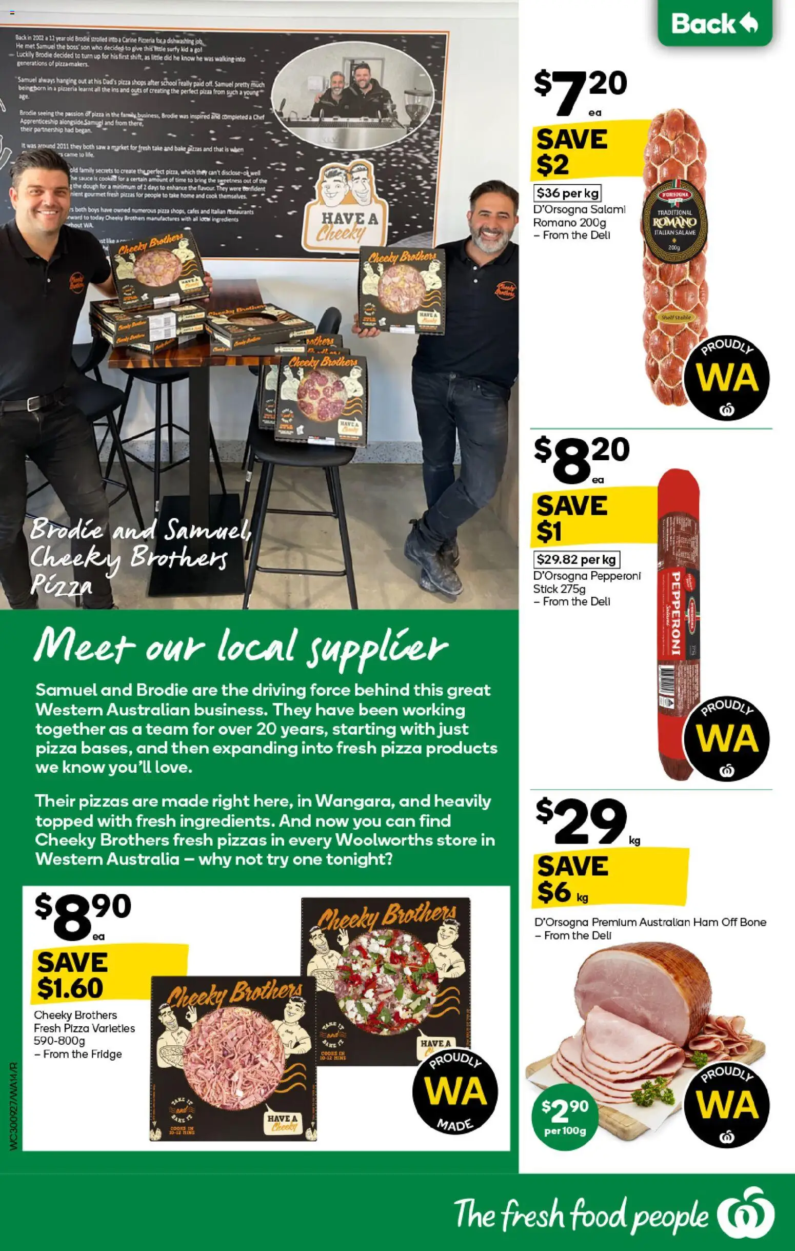 Woolworths catalogue - valid from 30/09/2026 | Page: 14 | Products: Ingredients, Pizza, Sweetness, Sauce