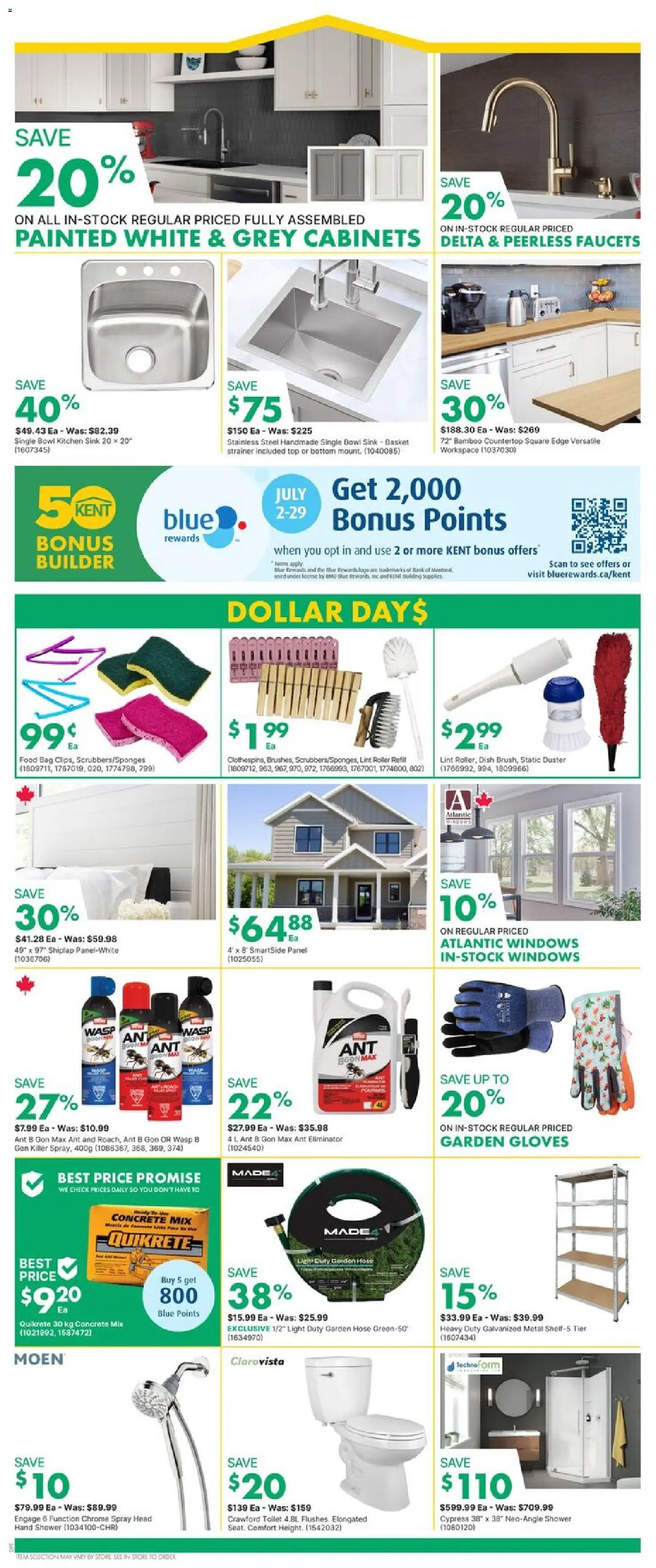 Kent flyer valid from Jul 2, 2026 | Page: 2 | Products: Gloves, Bag, Shower, Basket