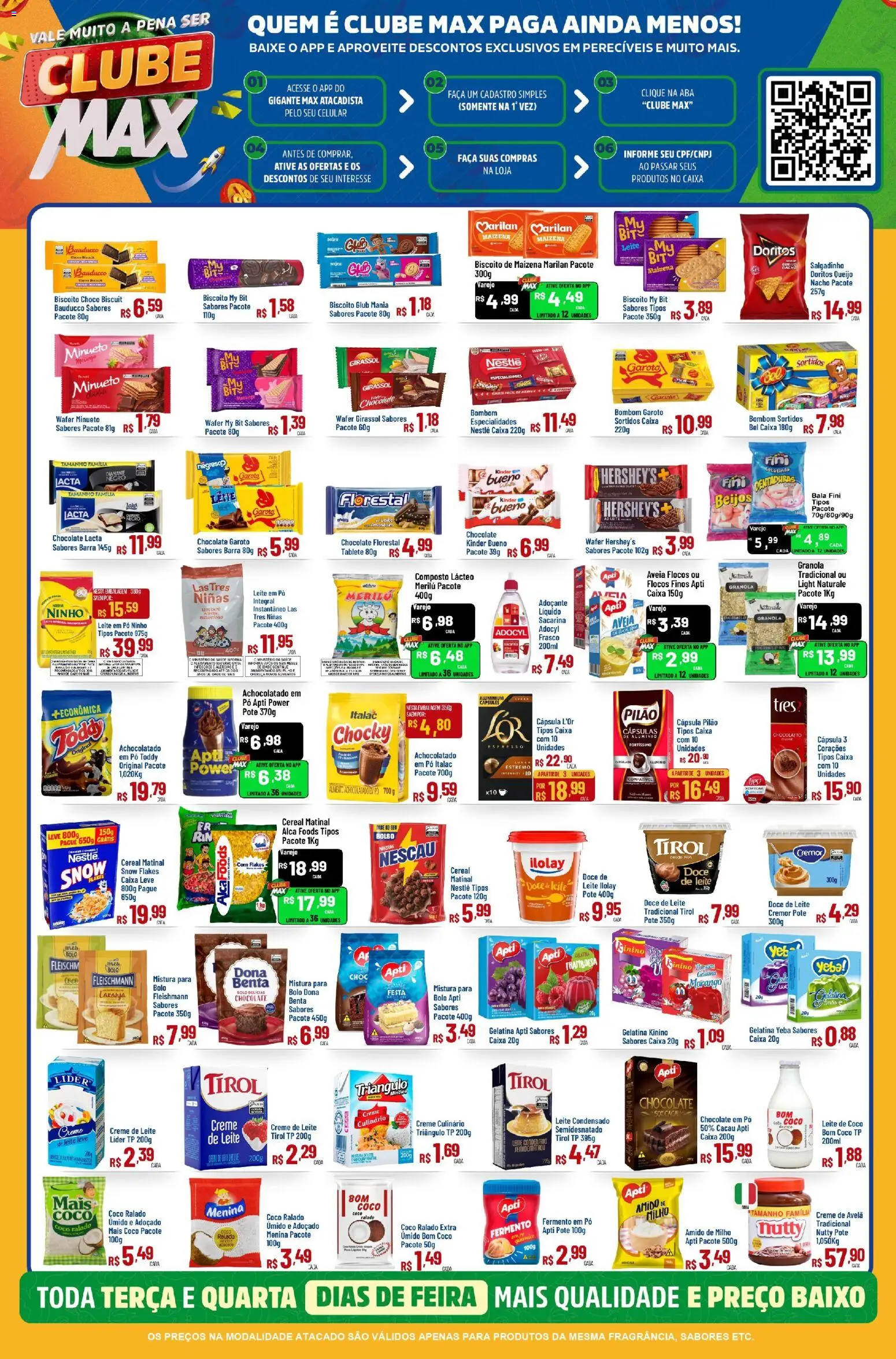 Max Atacadista Folheto - válido de 10/09/2026 | Página: 3 | Produtos: Nescau, Faca, Granola, Doce