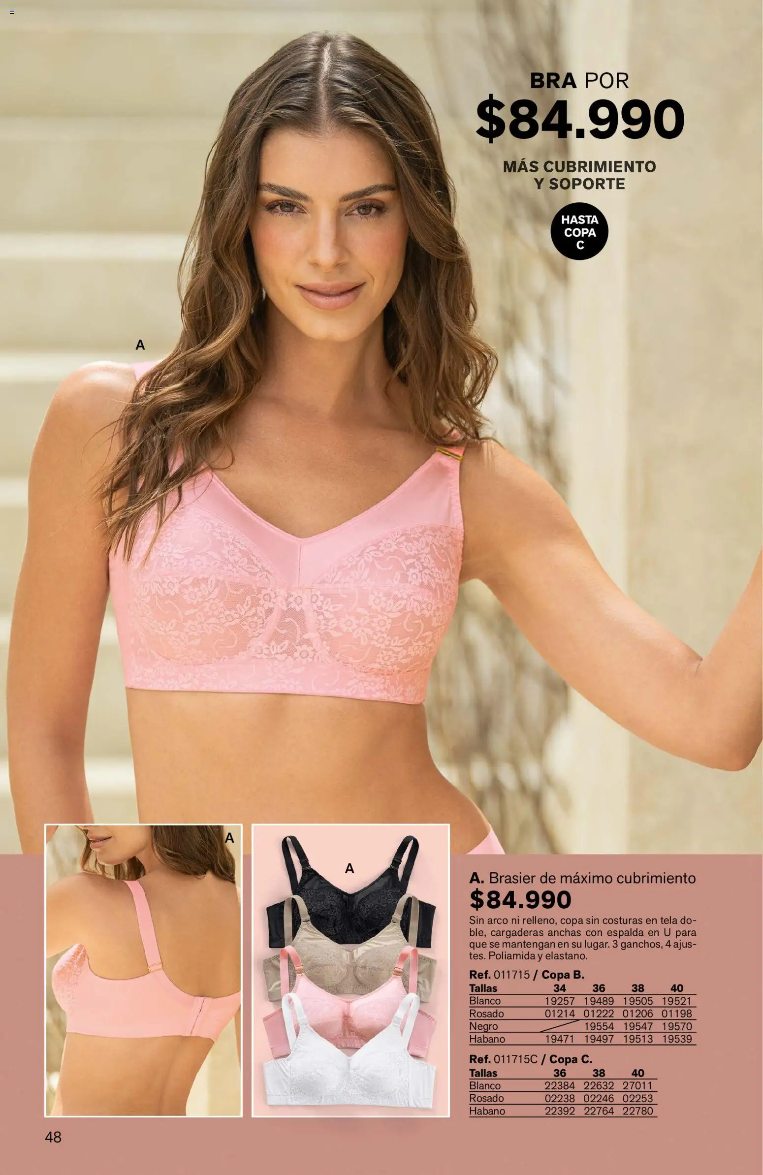 Leonisa revista - valida desde el 11/09/2026 | Página: 48 | Productos: Brasier