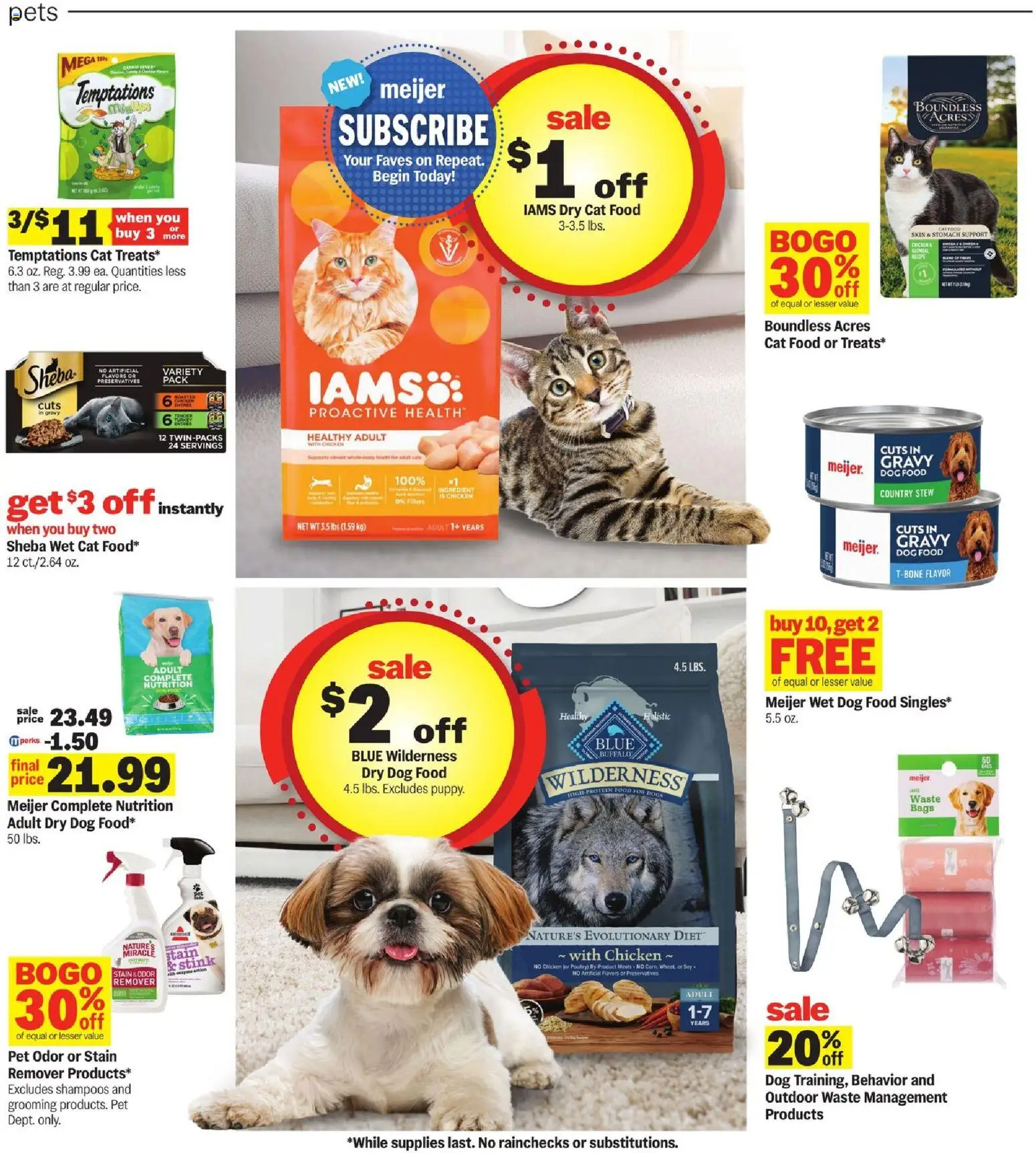 Meijer Weekly Ad - valid from 09/09/2026 | Page: 24 | Products: Dog Food, Chicken, Stain remover, Poultry