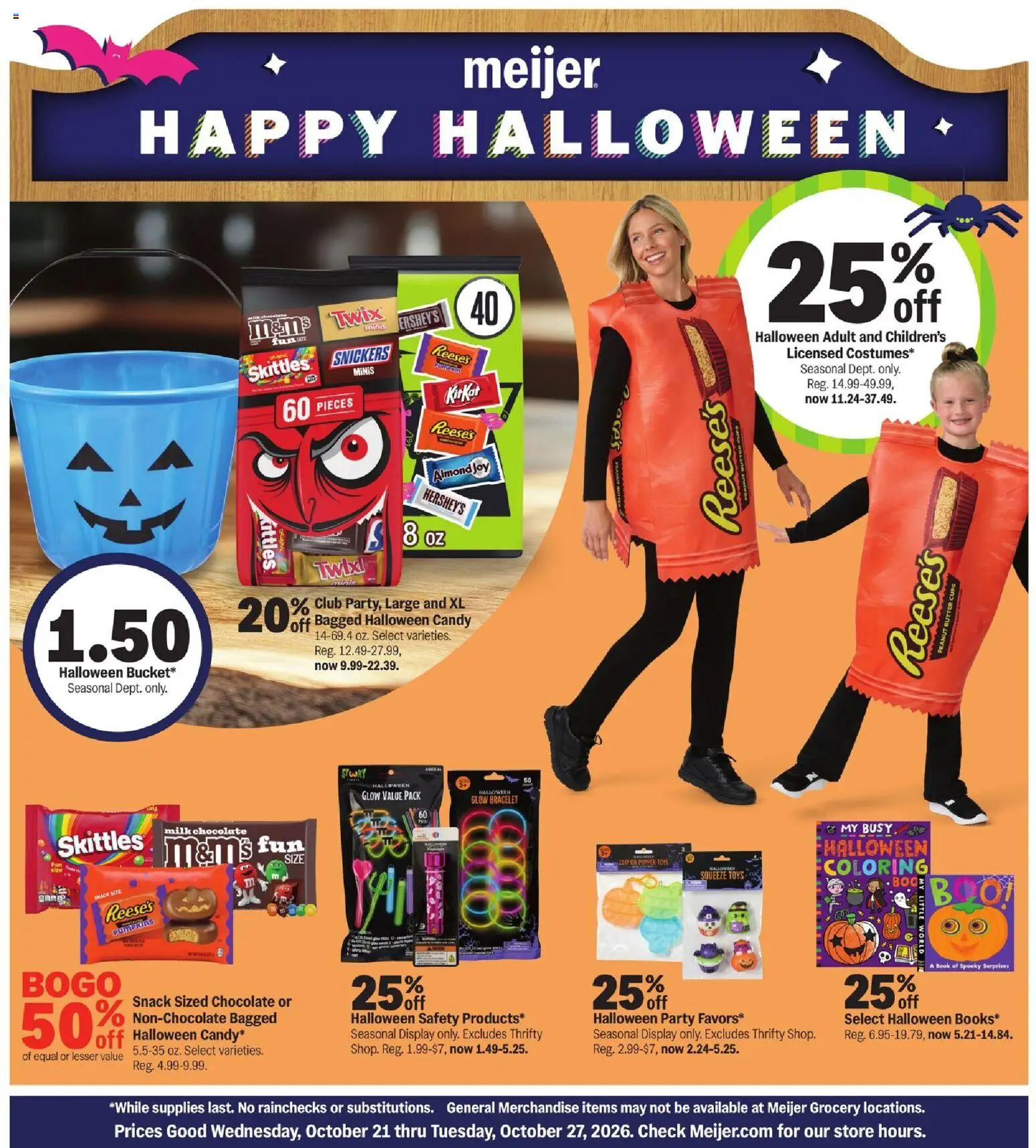 Meijer Halloween Ad - valid from 10/21/2026 | Page: 1