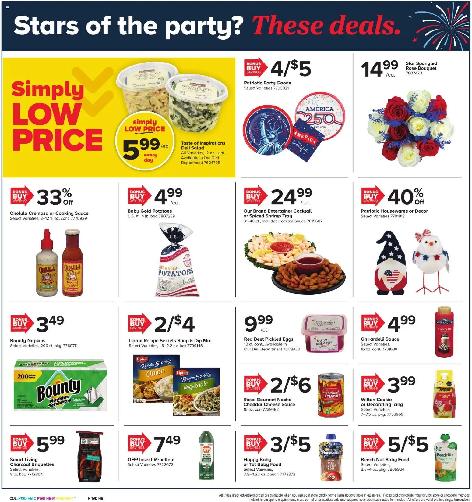 Giant Weekly Ad - valid from 07/03/2026 | Page: 4 | Products: Eggs, Salad, Potatoes, Bag