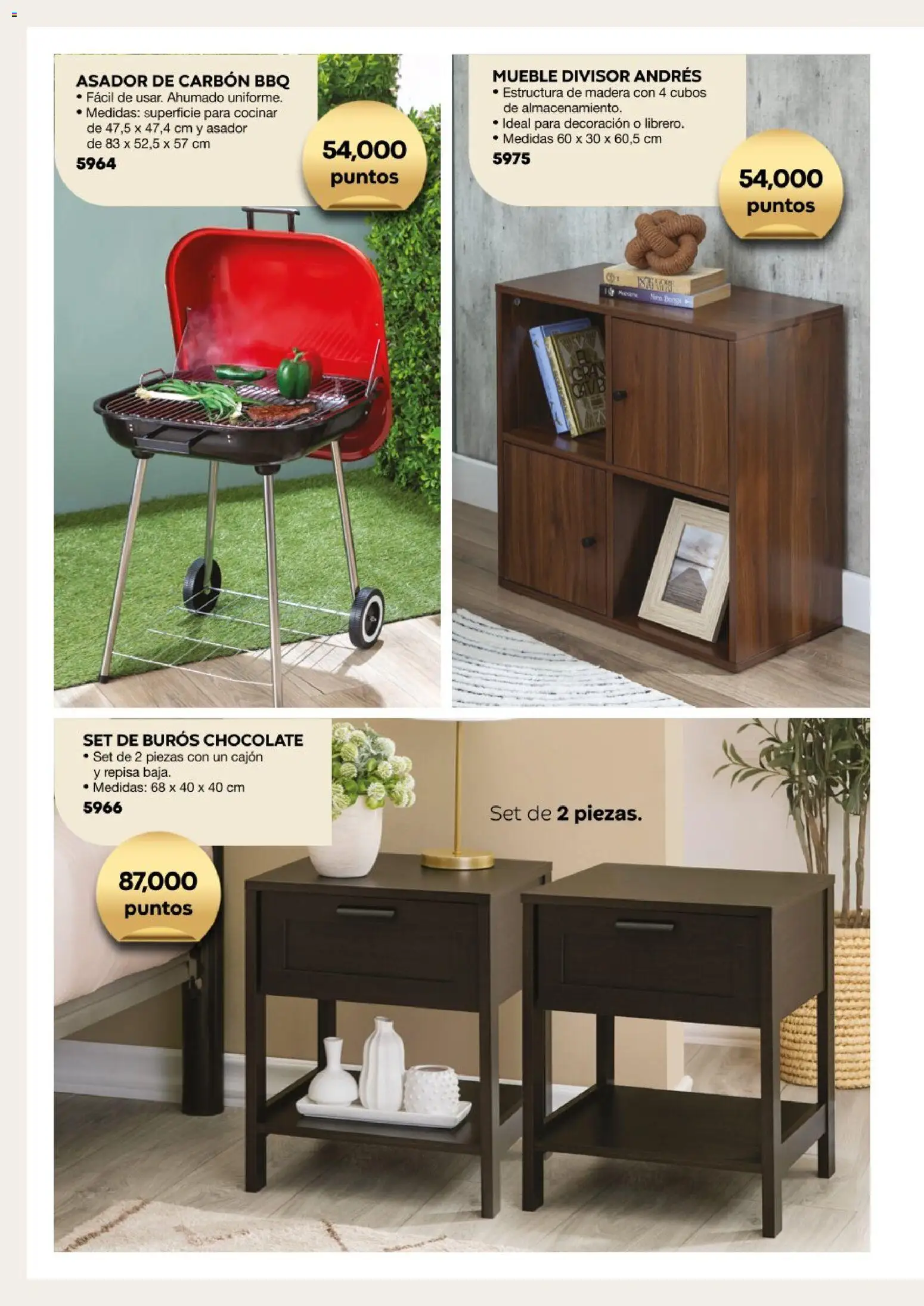 Nuevas ofertas de Fuller válidas en toda la República Mexicana desde el 15/06/2026. ¡Encuentra las mejores ofertas en Fuller catálogo Puntos! | Página: 42 | Productos: Repisa, Chocolate, Decoración, Asador