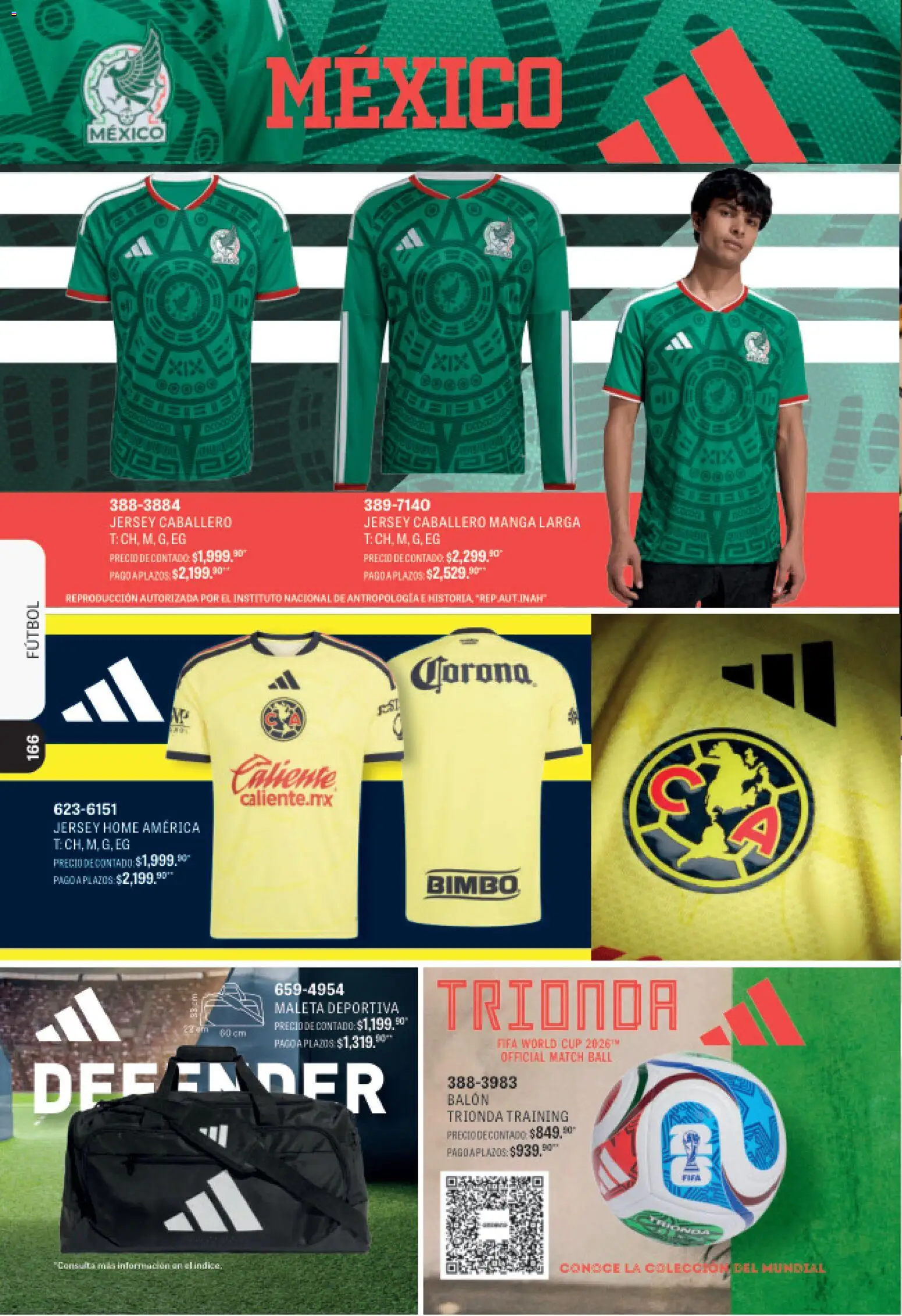 Nuevas ofertas de Andrea válidas en toda la República Mexicana desde el 09/08/2026. ¡Encuentra las mejores ofertas en Andrea catálogo Deportivo Completo! | Página: 166