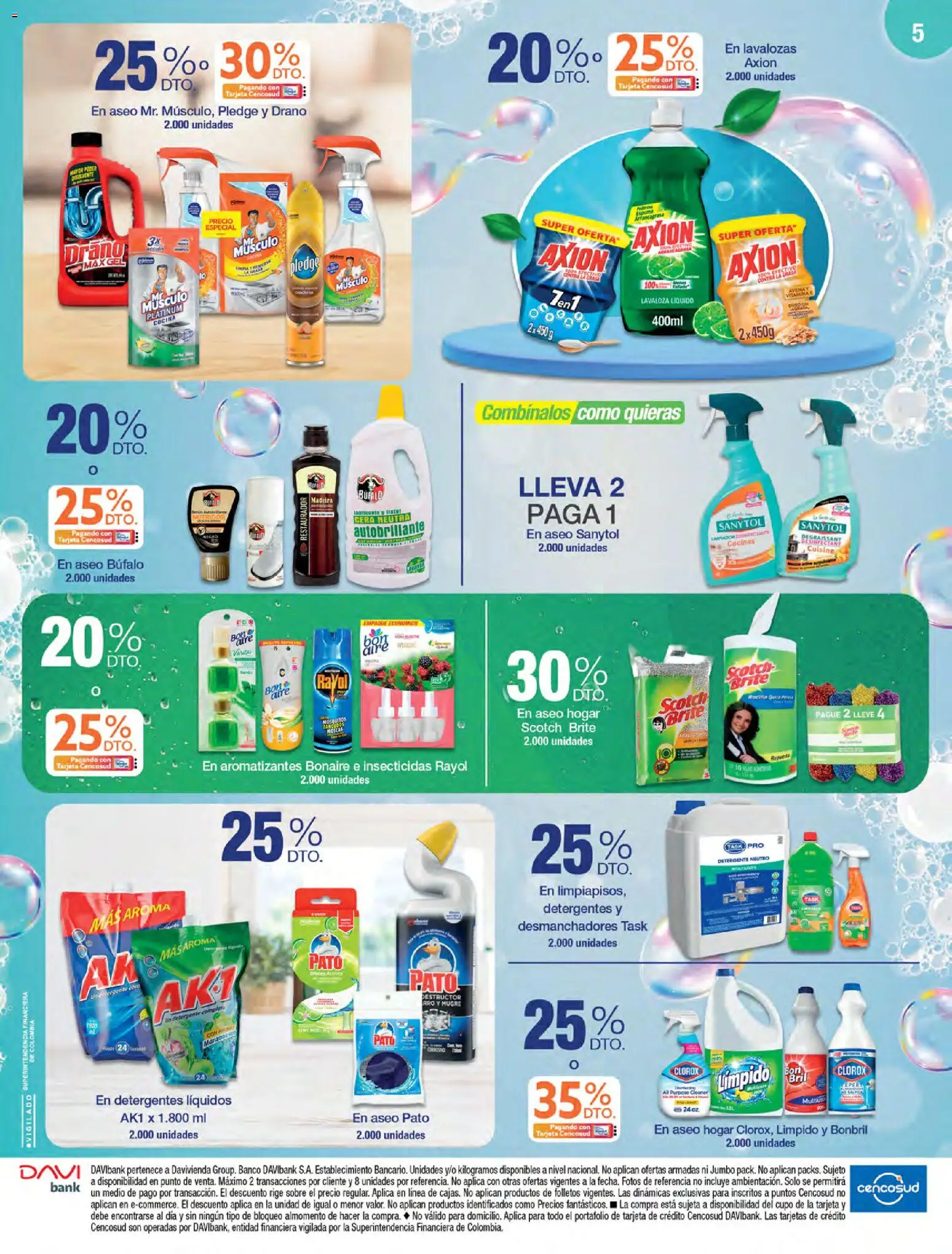 Jumbo revista - valida desde el 20/08/2026 | Página: 5 | Productos: Banco, Cocina, Cera, Detergente
