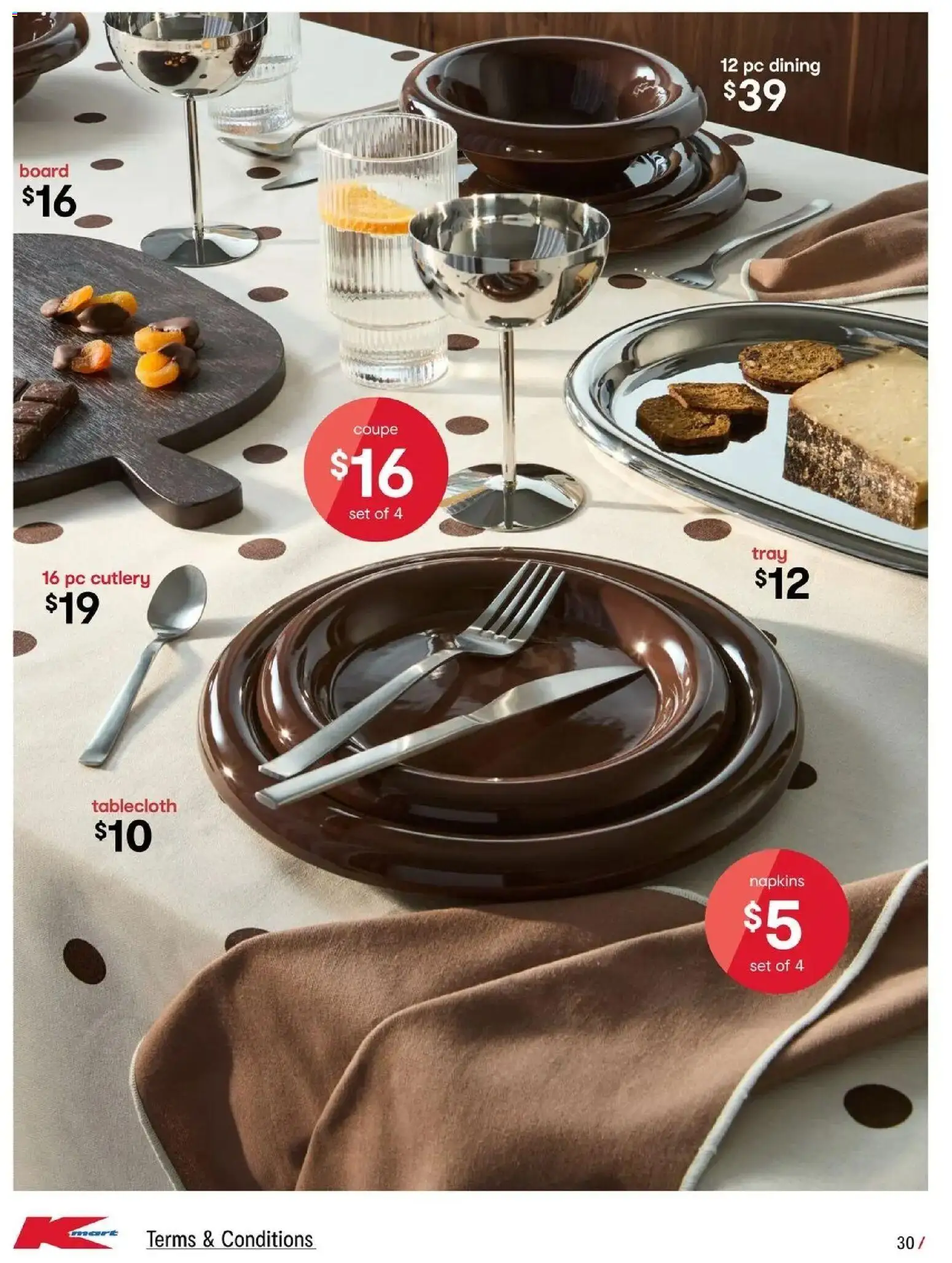 Kmart catalogue - valid from 23/07/2026 | Page: 30 | Products: Cutlery, Napkins, Pc