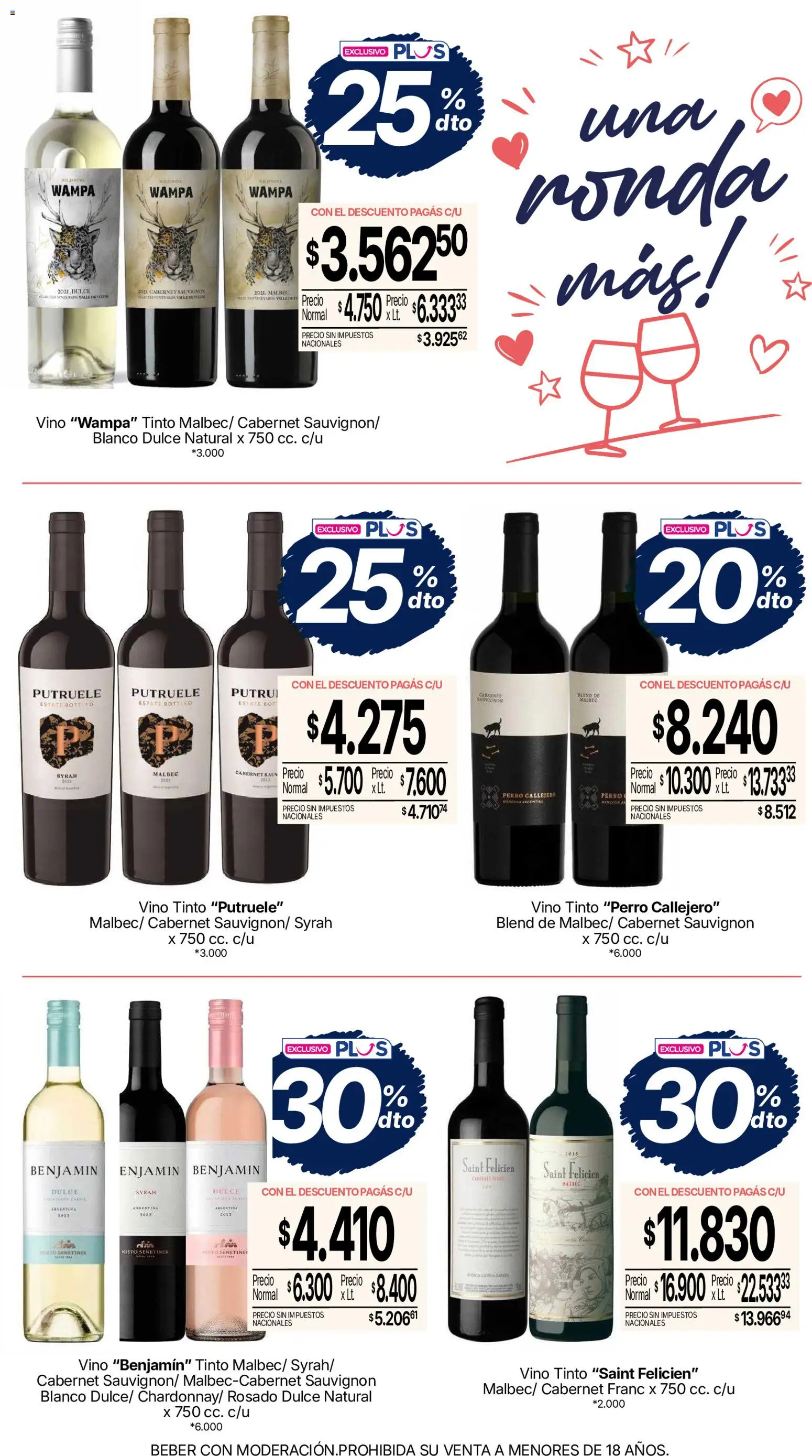 La Anonima - Catálogo especiales - amistad │ válido desde el 09/07/2026 | Página: 5 | Productos: Vino
