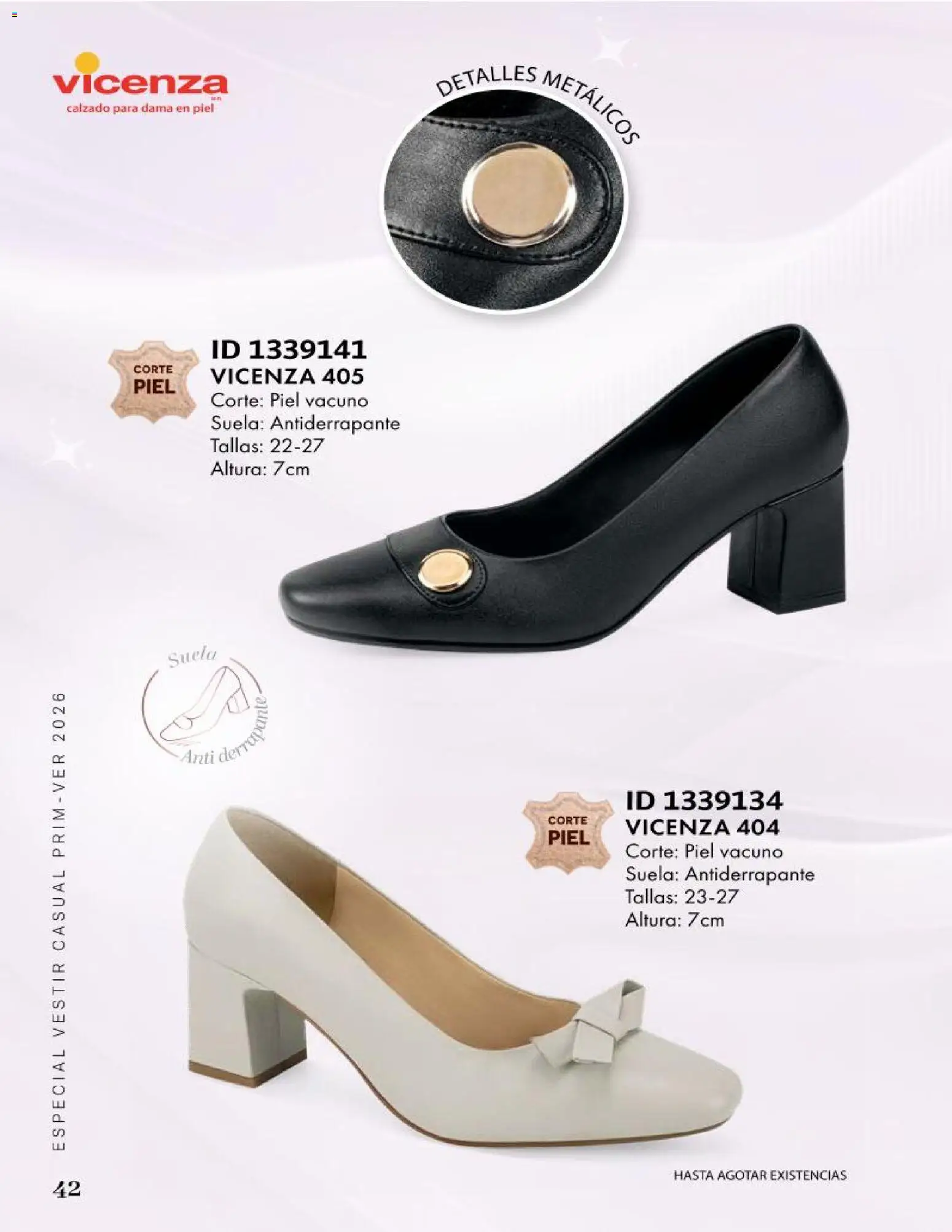 Nuevas ofertas de Price Shoes válidas en toda la República Mexicana desde el 09.05.2026. ¡Encuentra las mejores ofertas en Price Shoes catálogo Especial Vestir! | Página: 42