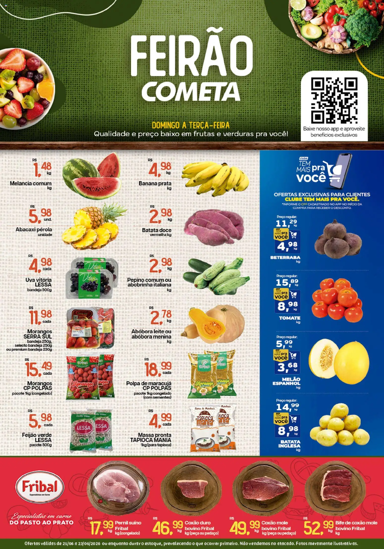 Cometa Supermercados Folheto - válido de 21.06.2026 | Página: 1