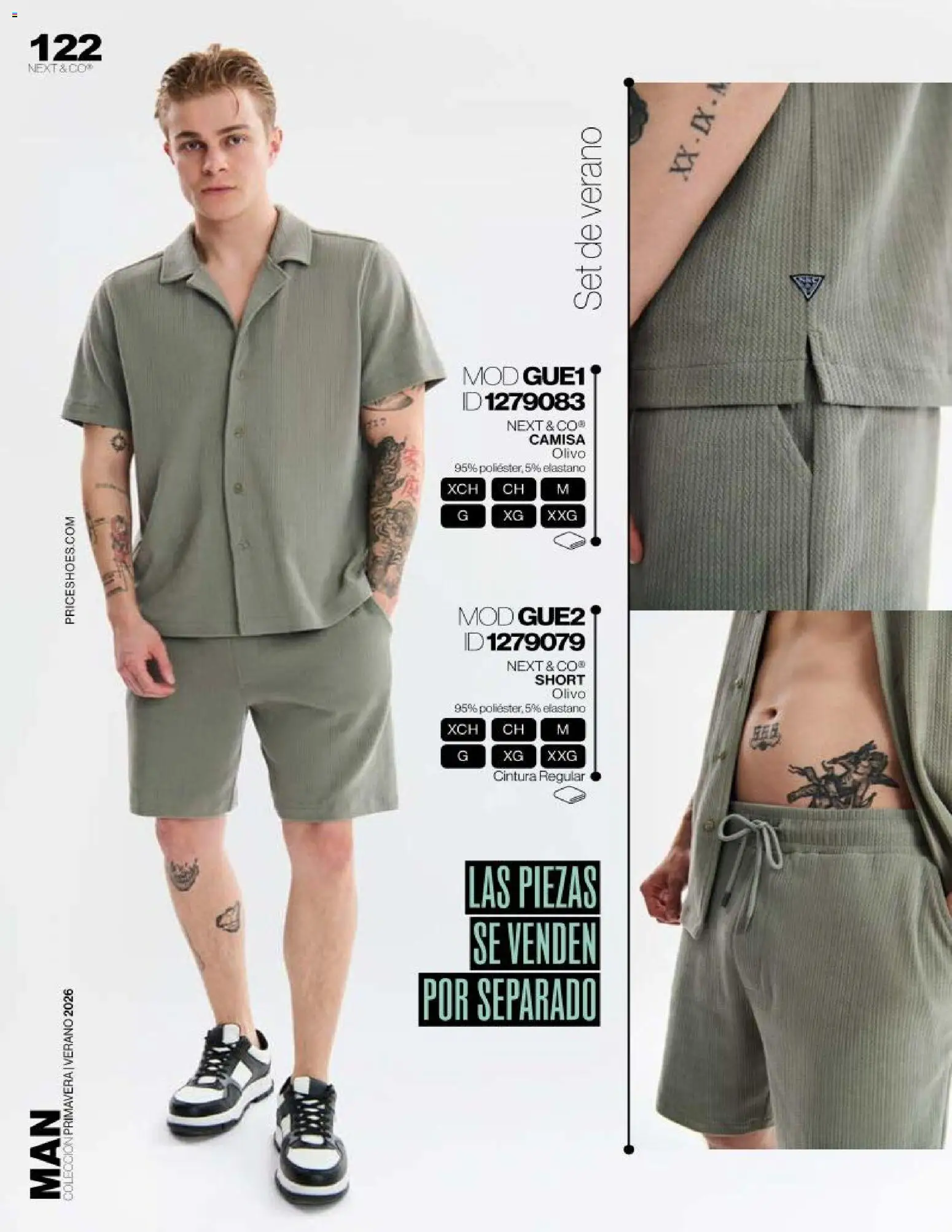 Nuevas ofertas de Price Shoes válidas en toda la República Mexicana desde el 03.04.2026. ¡Encuentra las mejores ofertas en Price Shoes catálogo Man! | Página: 122 | Productos: Camisa, Short