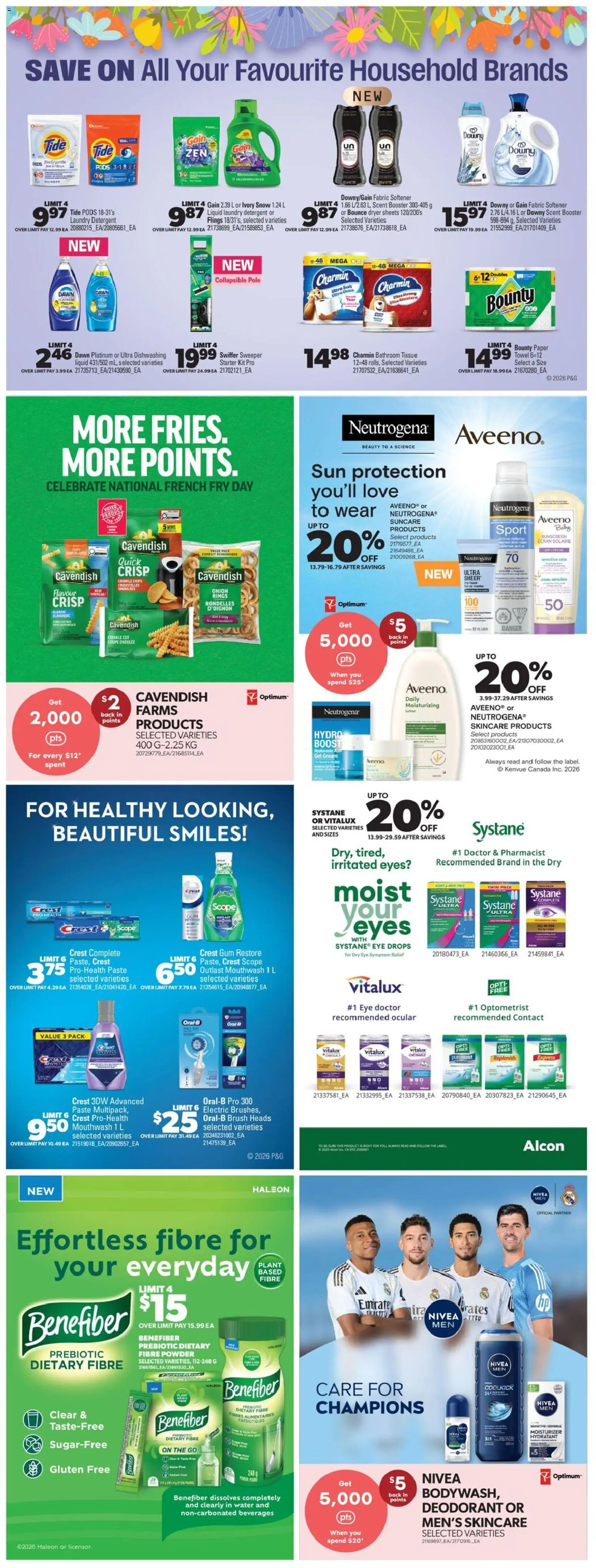 Real Canadian Superstore flyer valid from Jul 9, 2026 | Page: 39 | Products: Chips, Cream, Powder, Brush