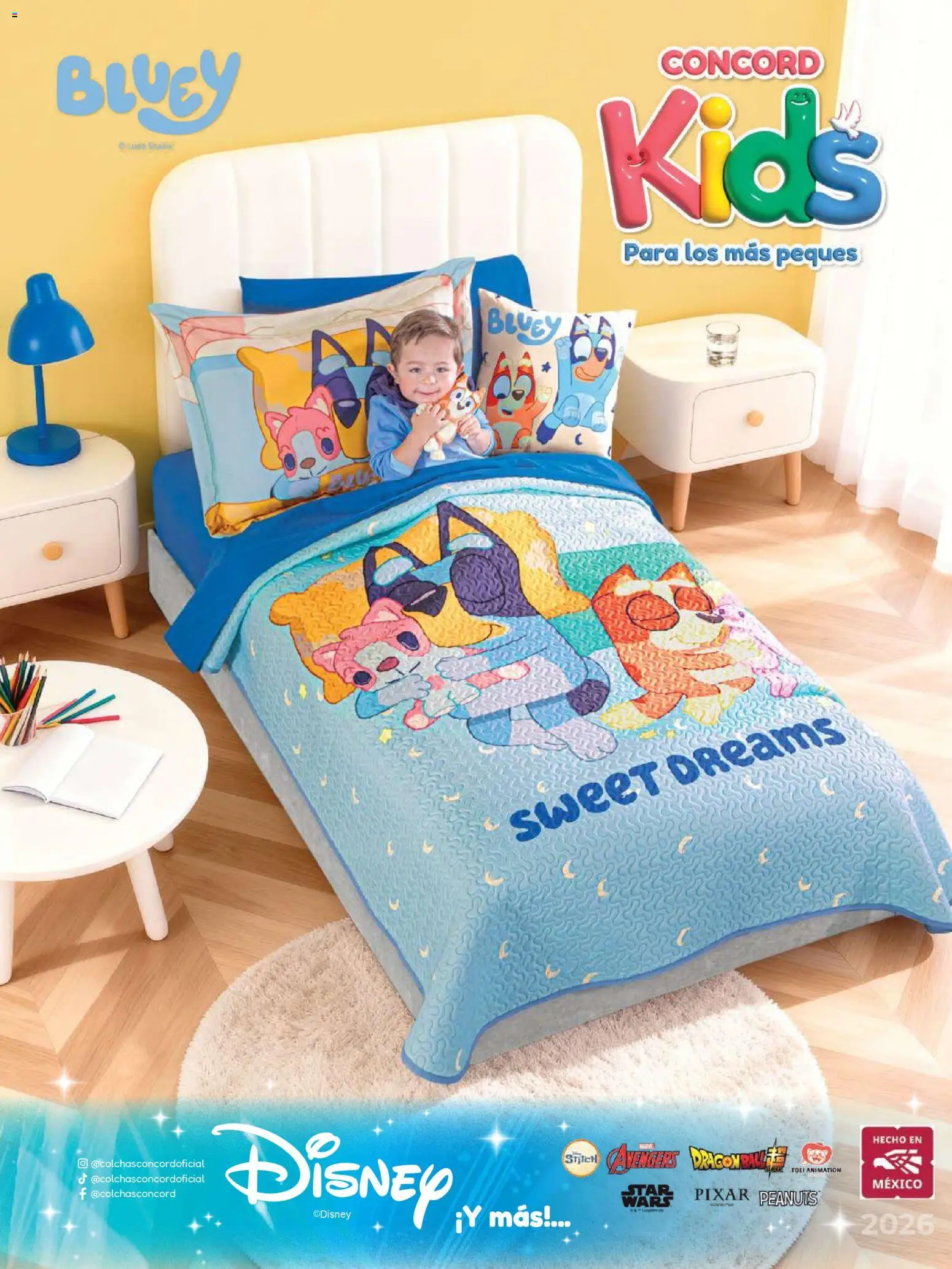 Nuevas ofertas de Colchas Concord válidas en toda la República Mexicana desde el 01/02/2026. ¡Encuentra las mejores ofertas en Colchas Concord catálogo Kids! | Página: 1