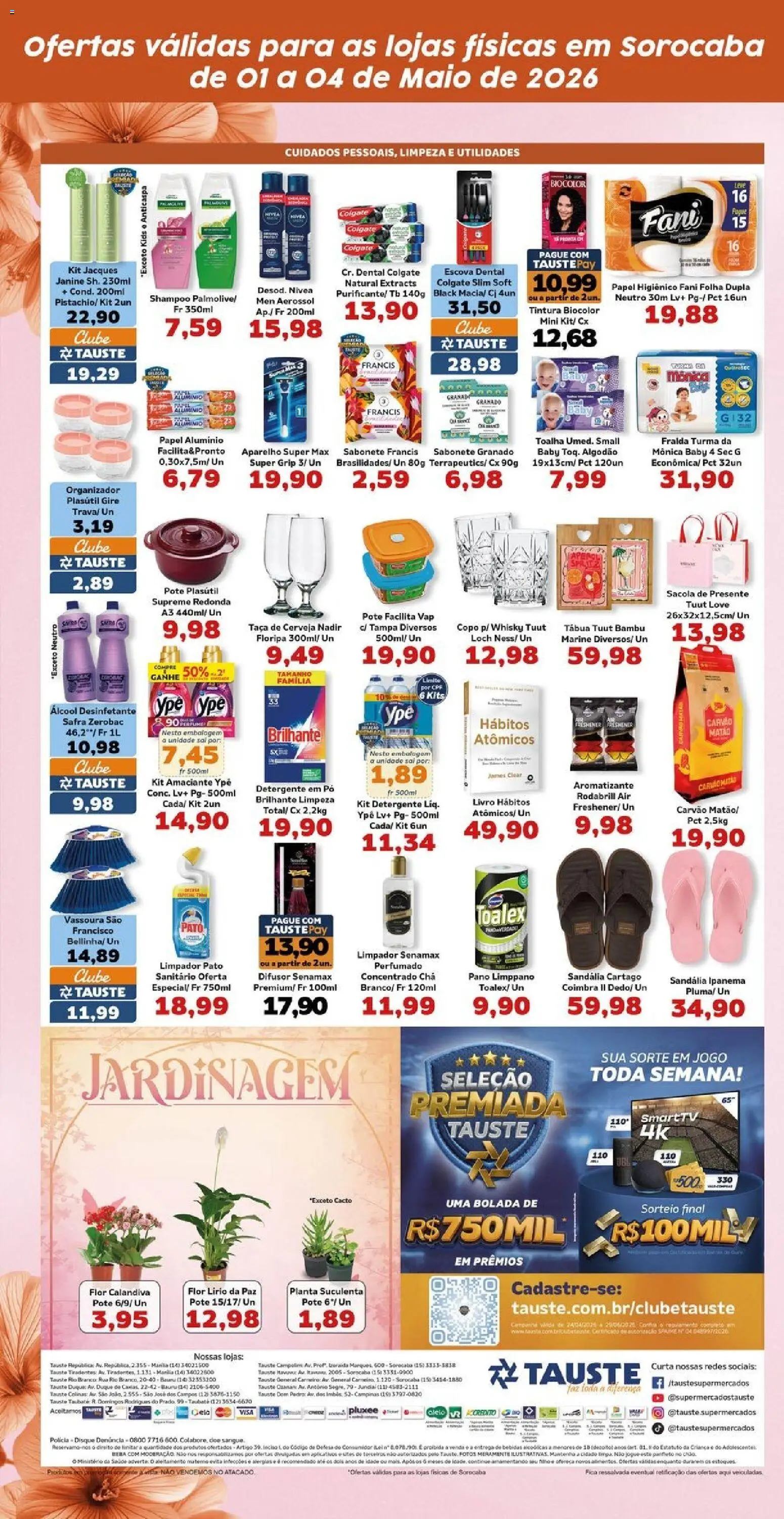Tauste Folheto - válido de 01.05.2026 | Página: 5 | Produtos: Livro, Cerveja, Papel higiênico, Amaciante