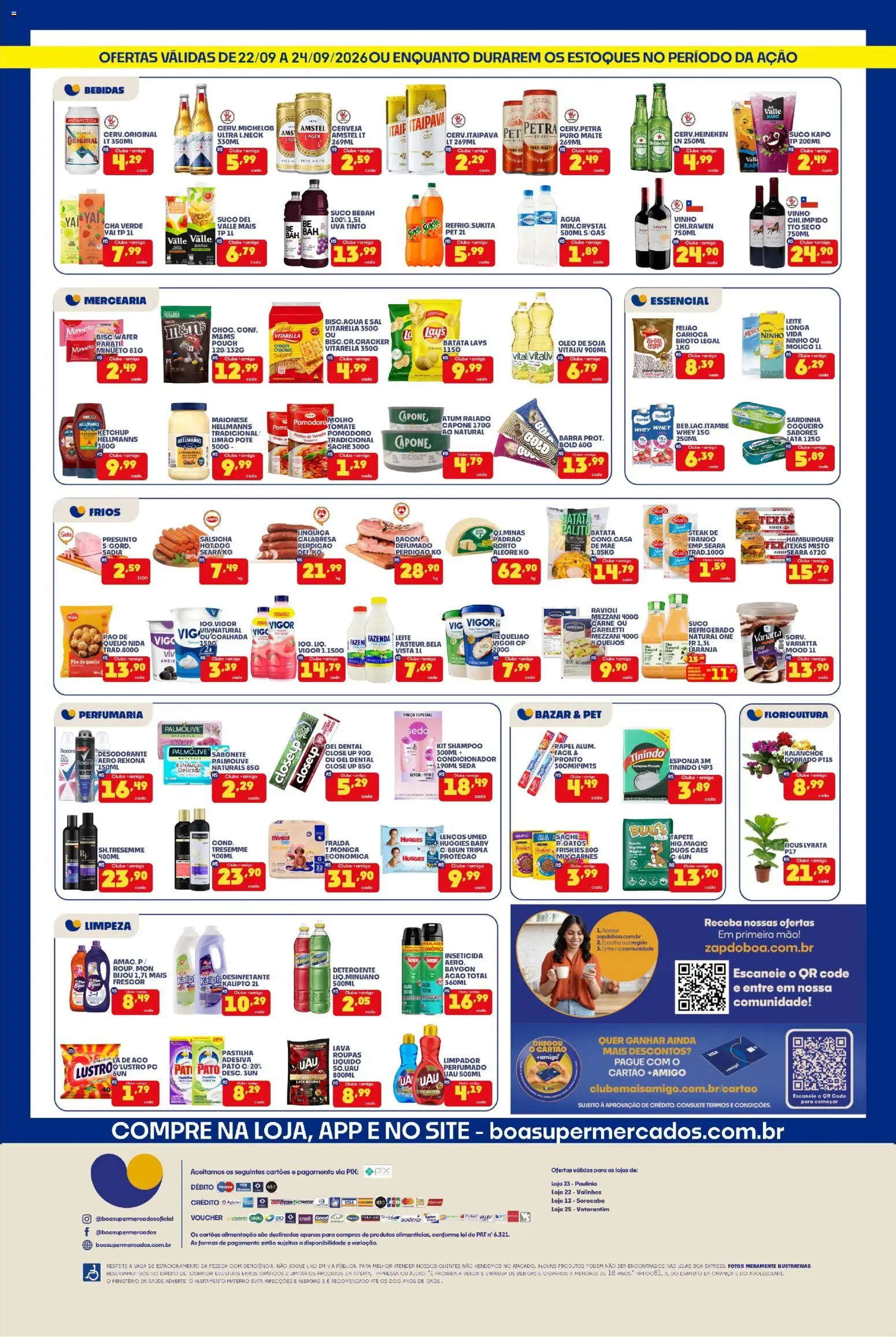 Boa Supermercados Folheto - válido de 22/09/2026 | Página: 2 | Produtos: Esponja, Detergente, Ketchup, Sardinha