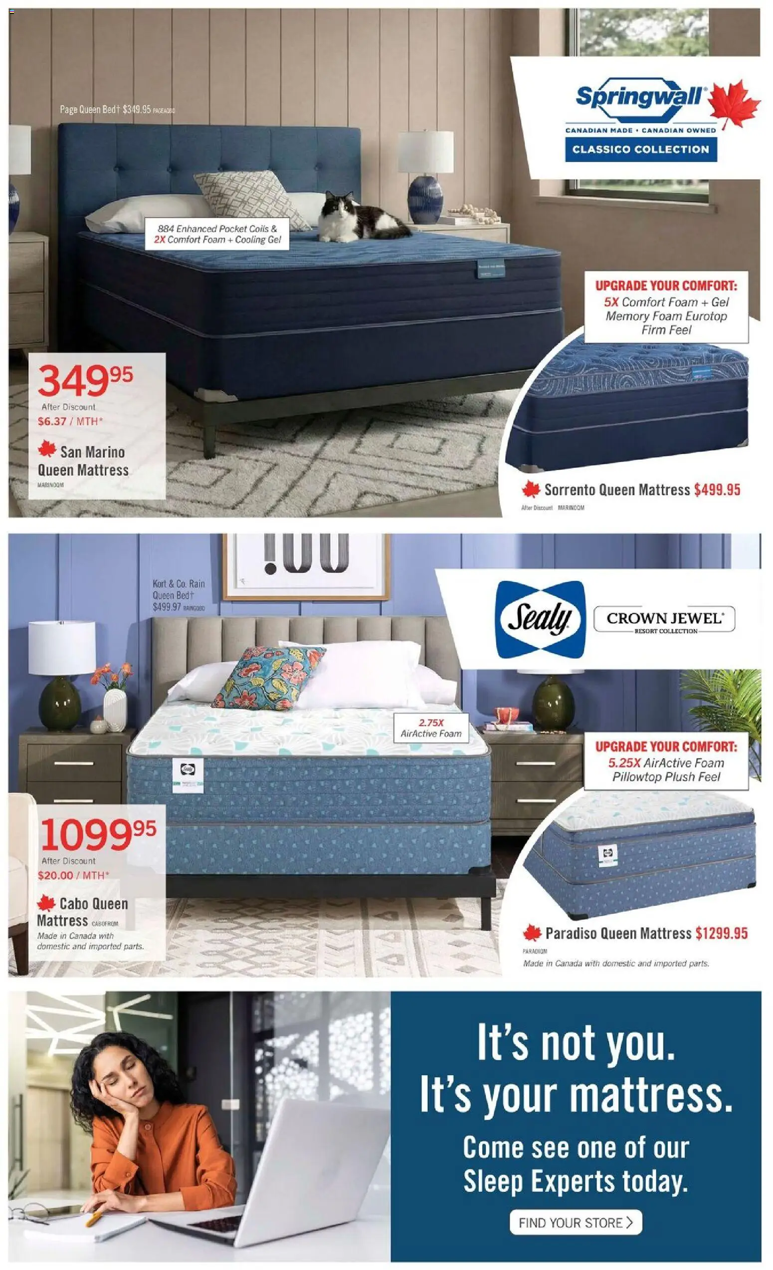 The Brick flyer valid from Aug 20, 2026 | Page: 4 | Products: Foam, Mattress