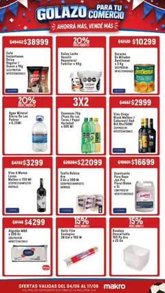 Vista previa Makro Ofertas GOLAZO PARA TU COMERCIO válido desde el 04.06.2026 | Página: 4