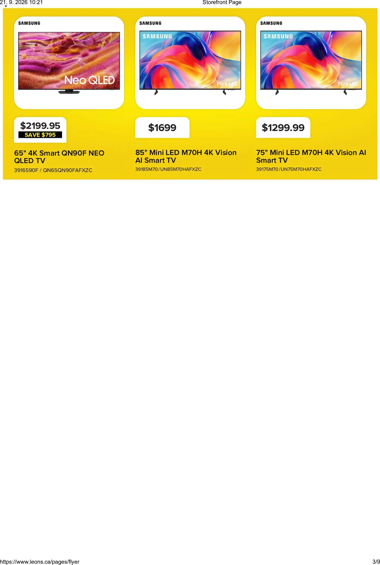 Leon's flyer valid from Sep 17, 2026 | Page: 3