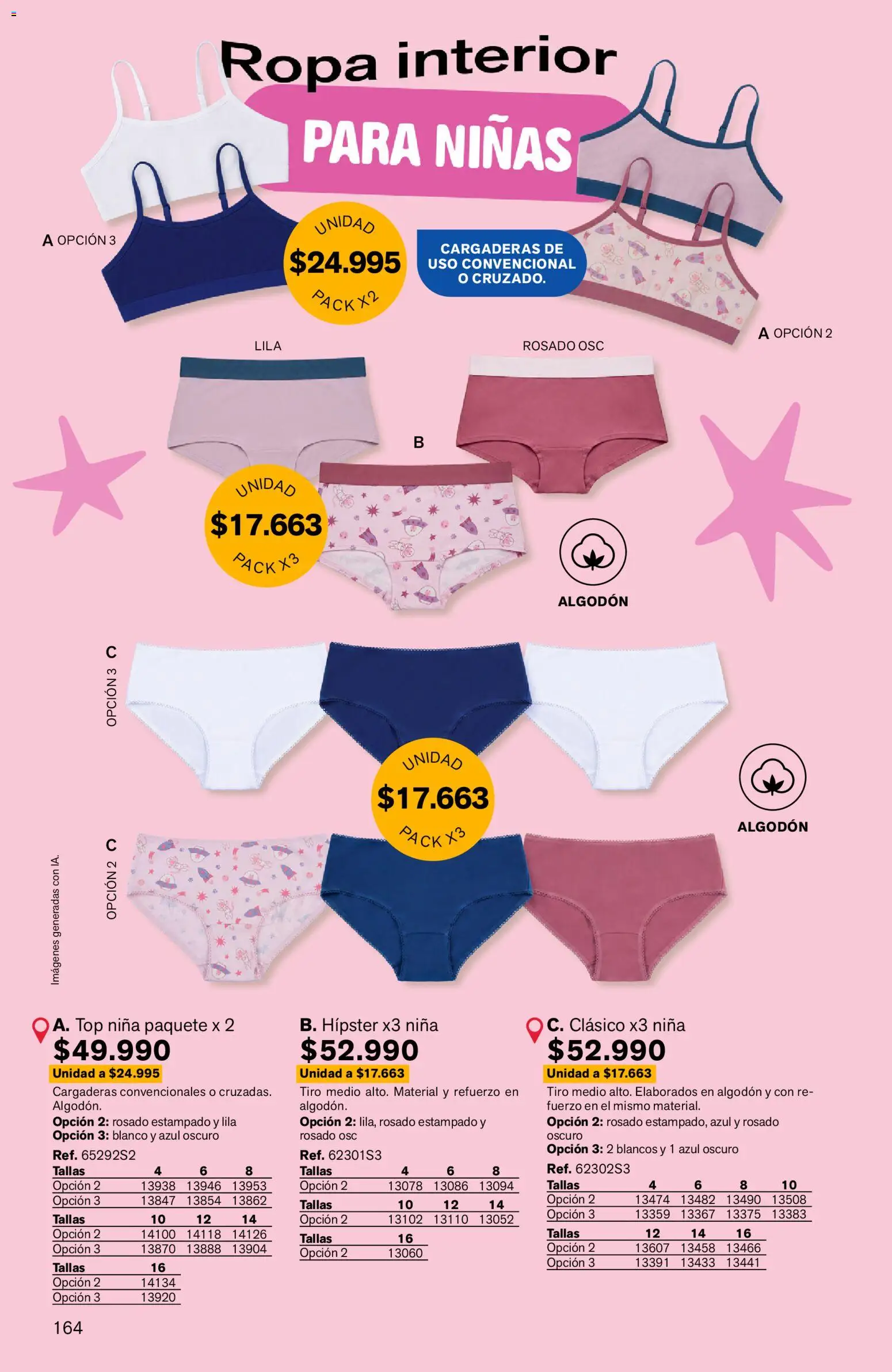 Leonisa revista - valida desde el 24/08/2026 | Página: 164 | Productos: Algodón, Top, Ropa, Ropa interior