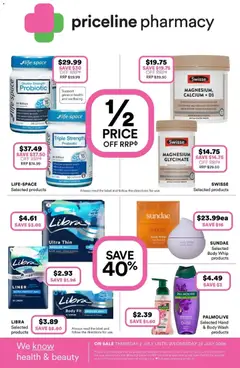 Preview of Priceline Pharmacy catalogue Randwick - valid from 01/07/2026 | Page: 44 | Products: Dairy, Plums, Tablets