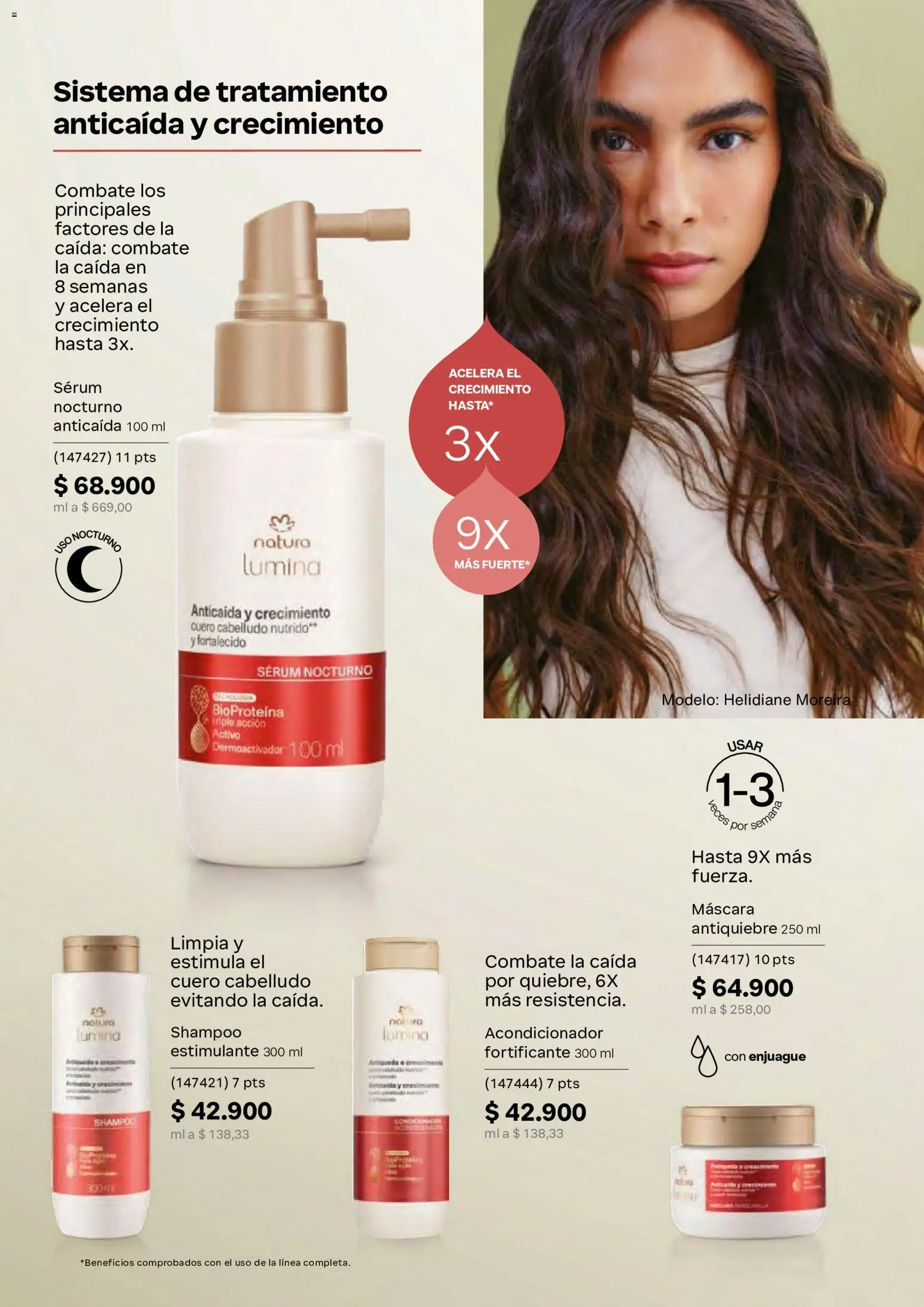Natura revista - valida desde el 29.04.2026 | Página: 144 | Productos: Serum, Shampoo, Máscara, Acondicionador