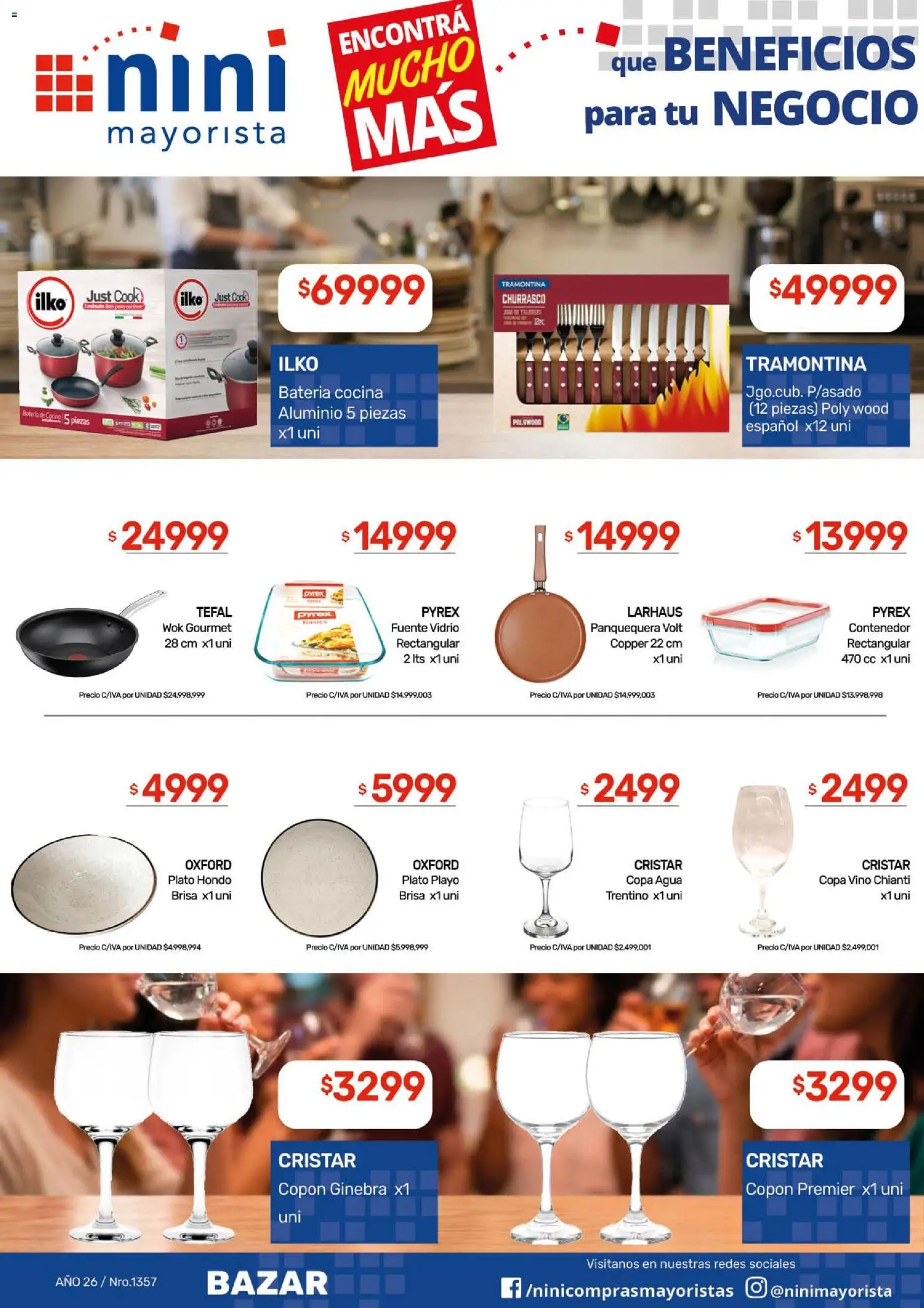 NINI Mayorista ofertas │ válido desde el 27.04.2026 | Página: 36 | Productos: Batería, Fuente, Agua, Vino