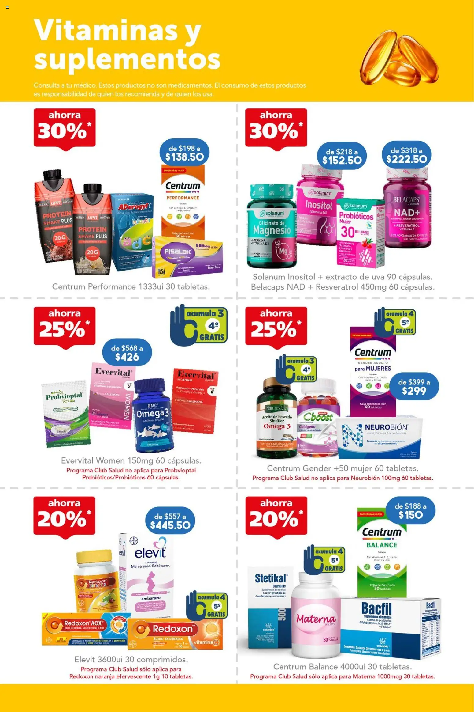 Nuevas ofertas de Farmacia San Pablo válidas en toda la República Mexicana desde el 03.05.2026. ¡Encuentra las mejores ofertas en Farmacia San Pablo catálogo! | Página: 8 | Productos: Pera, Frasco, Aceite, Tableta