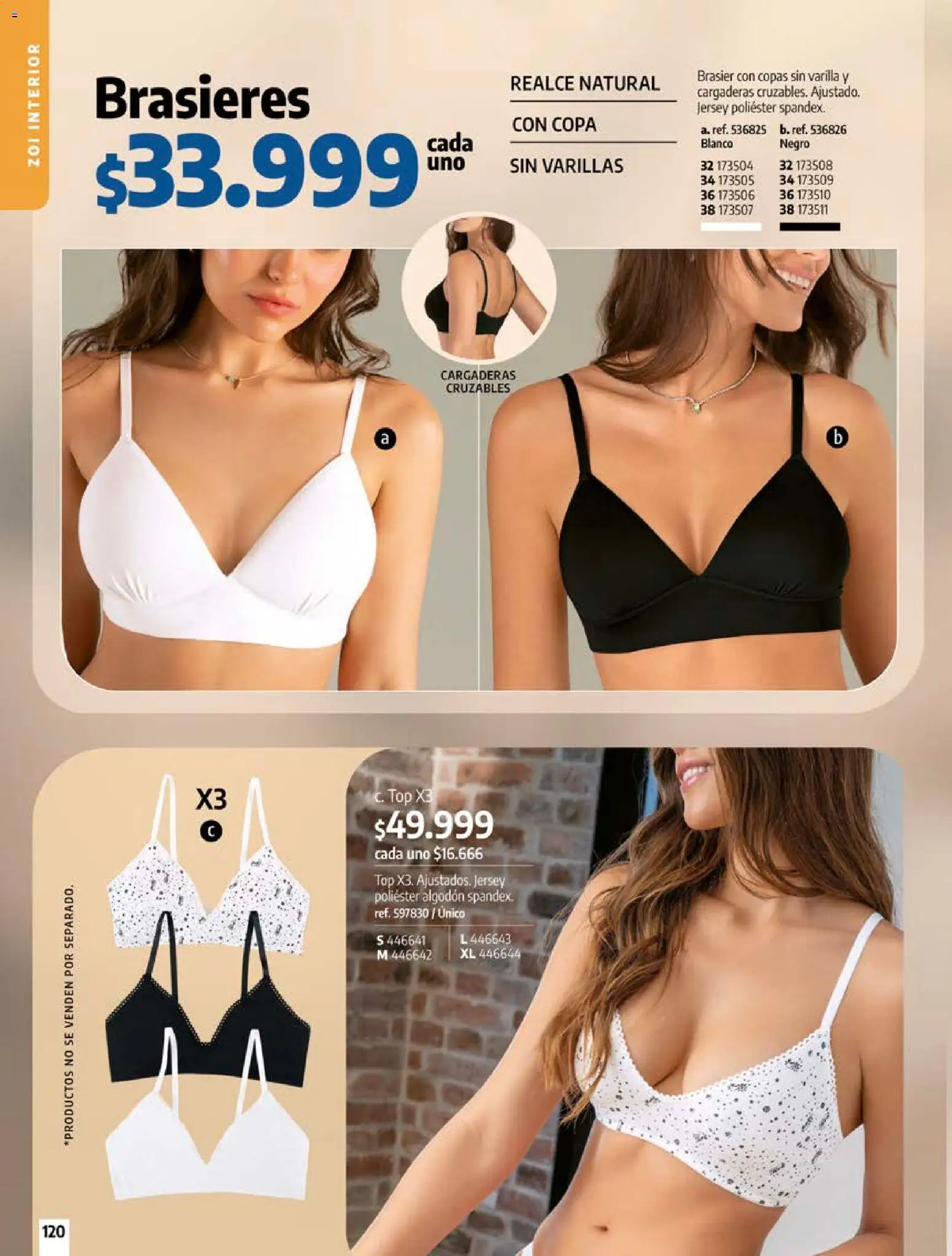 Pacifika revista - valida desde el 12/07/2026 | Página: 120 | Productos: Algodón, Brasier, Top