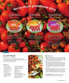 Preview of PC Mixiany Cherry Tomatoes on the Vine, Cherry tomatoes on the vine with a harmonious blend of sweetness and light acidity. from shop No Frills valid from 14.05.2026 | Page: 9