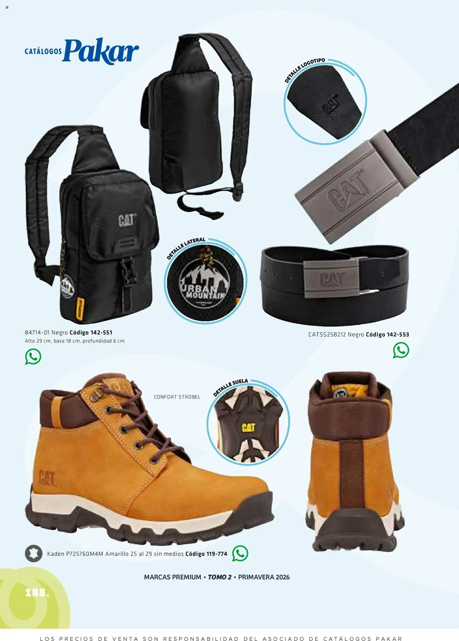 Nuevas ofertas de SC Pakar válidas en toda la República Mexicana desde el 27/02/2026. ¡Encuentra las mejores ofertas en SC Pakar catálogo Premium Men Tomo 2! | Página: 188