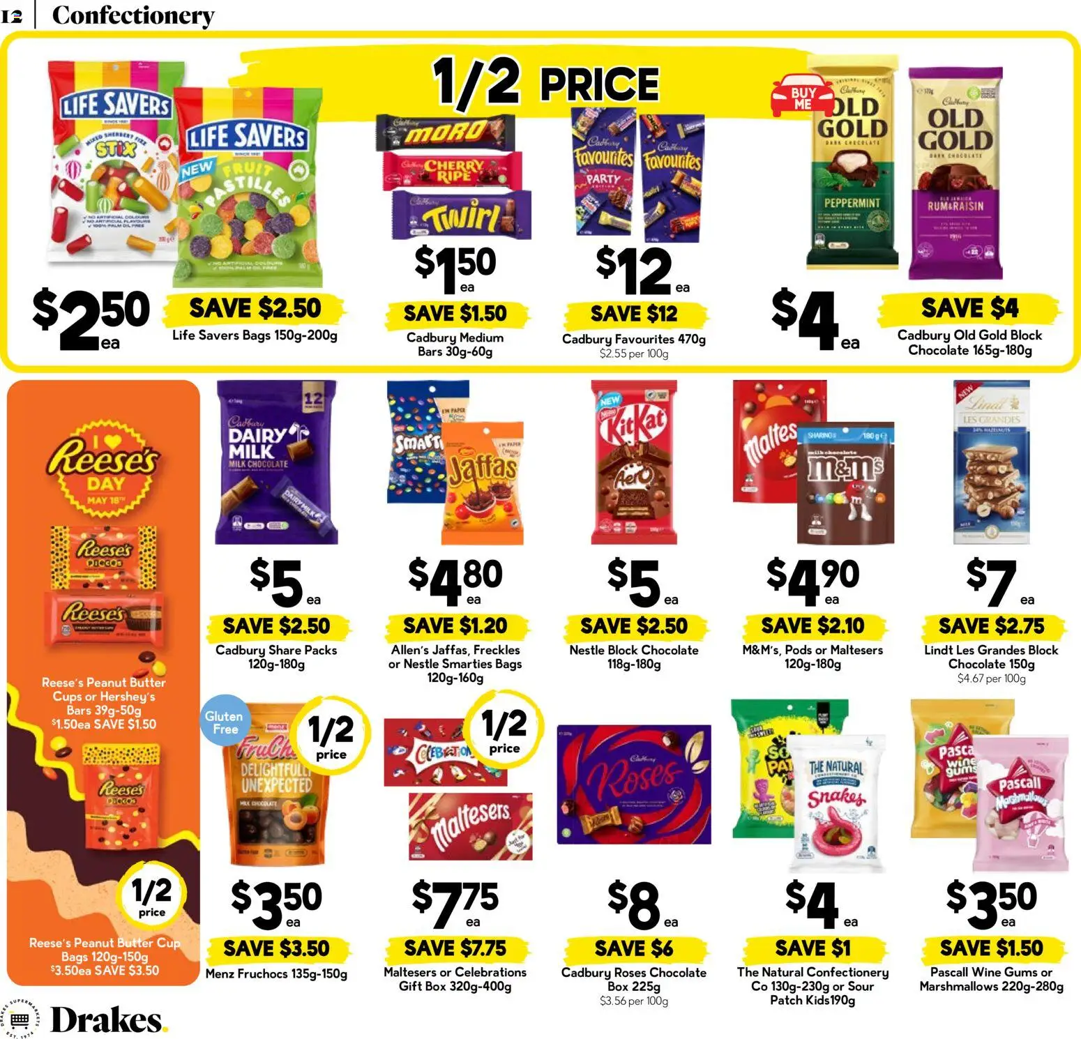 Drakes catalogue - valid from 13.05.2026 | Page: 12 | Products: Box, Milk, Butter, Wine