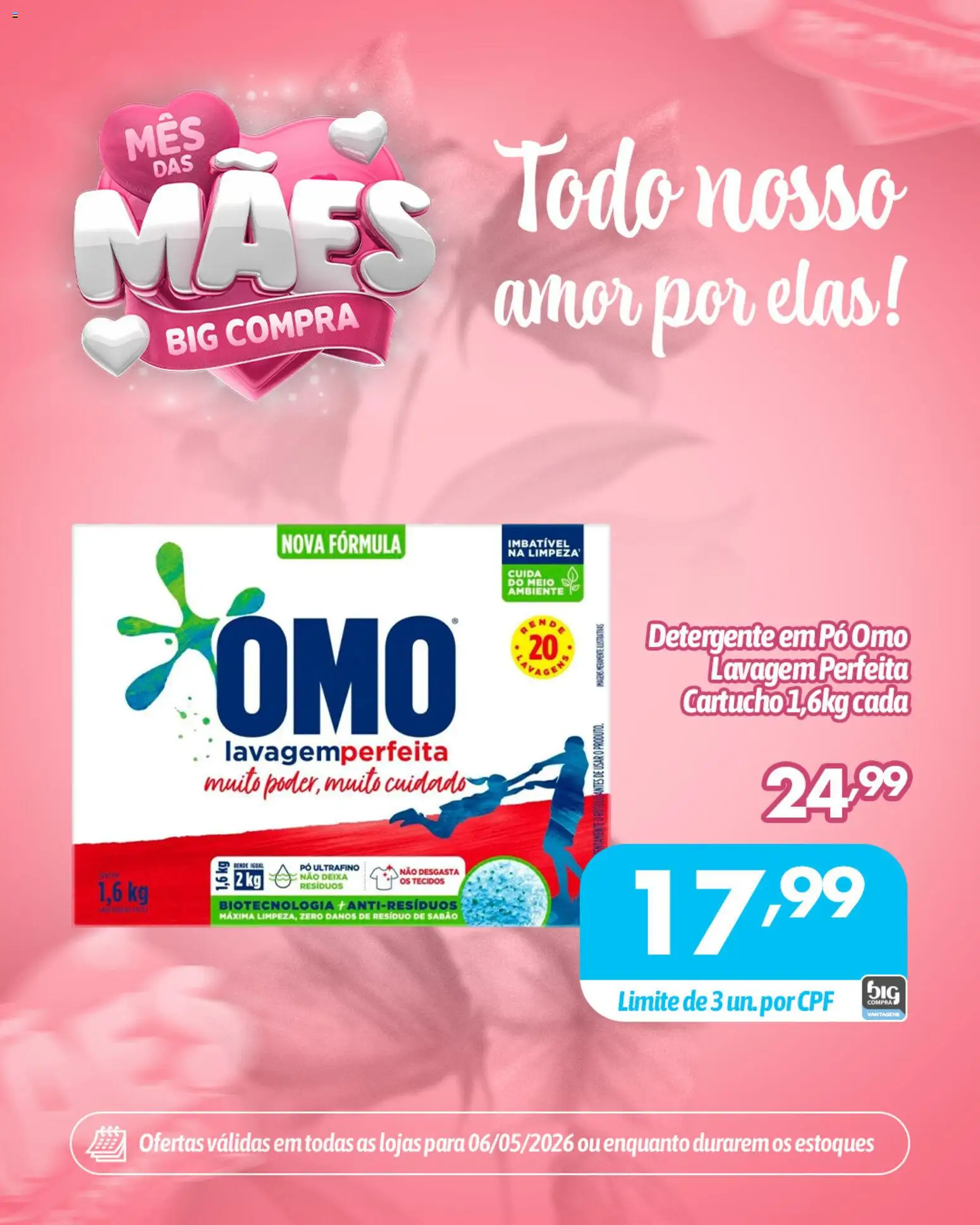 Big Compra Folheto - válido de 06.05.2026 | Página: 9 | Produtos: Pó, Cartucho, Sabão, Detergente