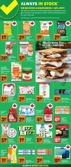 Preview of Food Basics More for less flyer - Cornwall from shop Food Basics valid from Jul 2, 2026 | Page: 4 | Products: Nuts, Glasses, Bag, Detergent