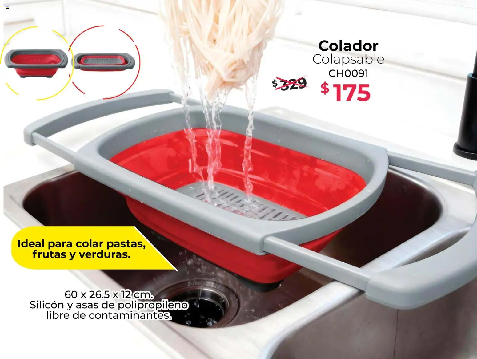 Nuevas ofertas de Colchas Concord válidas en toda la República Mexicana desde el 01/07/2026. ¡Encuentra las mejores ofertas en Colchas Concord catálogo Home! | Página: 60 | Productos: Colador