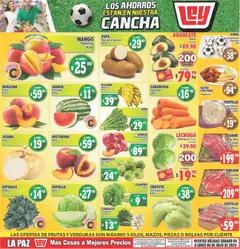Vista previa de Casa Ley folleto Las ofertas de frutas y verdunas, nuevo folleto de la tienda, válido en México a partir del 04/07/2026