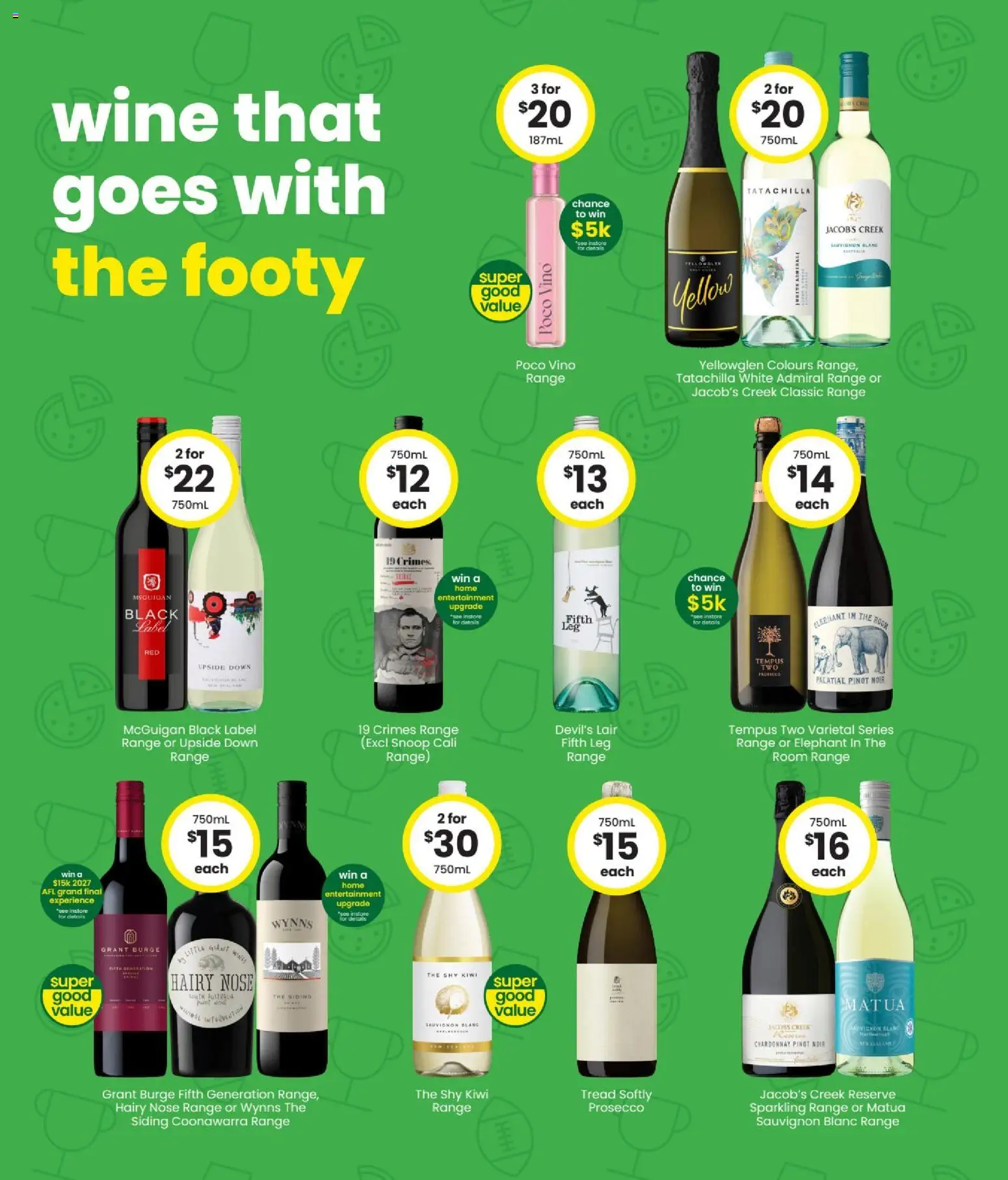 The Bottle-O catalogue - valid from 14/09/2026 | Page: 6 | Products: Wine, Prosecco, Kiwi