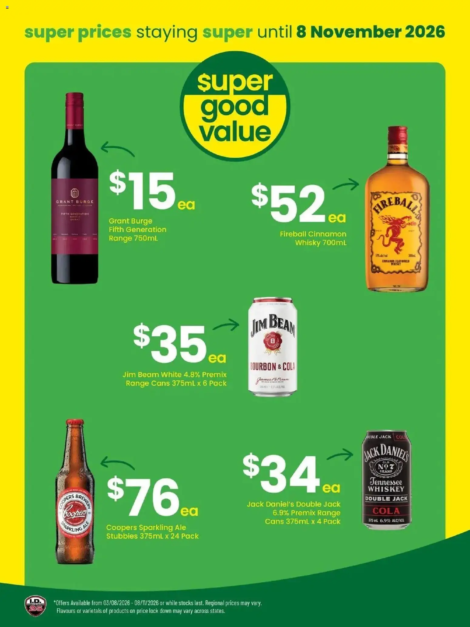 The Bottle-O catalogue - valid from 31/08/2026 | Page: 3 | Products: Jim Beam, Bourbon, Whiskey, Jack Daniel’s