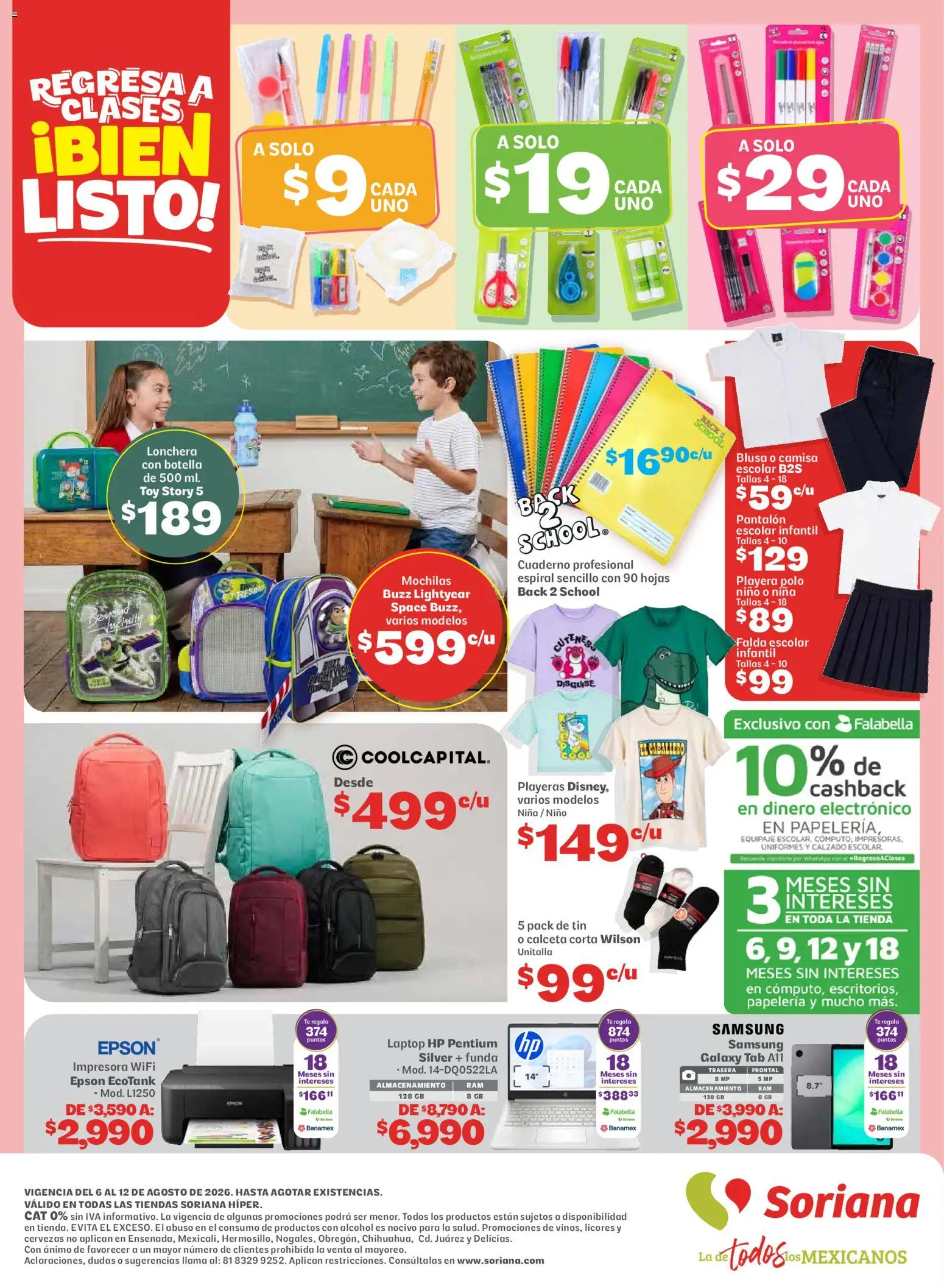 Nuevas ofertas de Soriana válidas en toda la República Mexicana desde el 06/08/2026. ¡Encuentra las mejores ofertas en Soriana folleto! | Página: 8