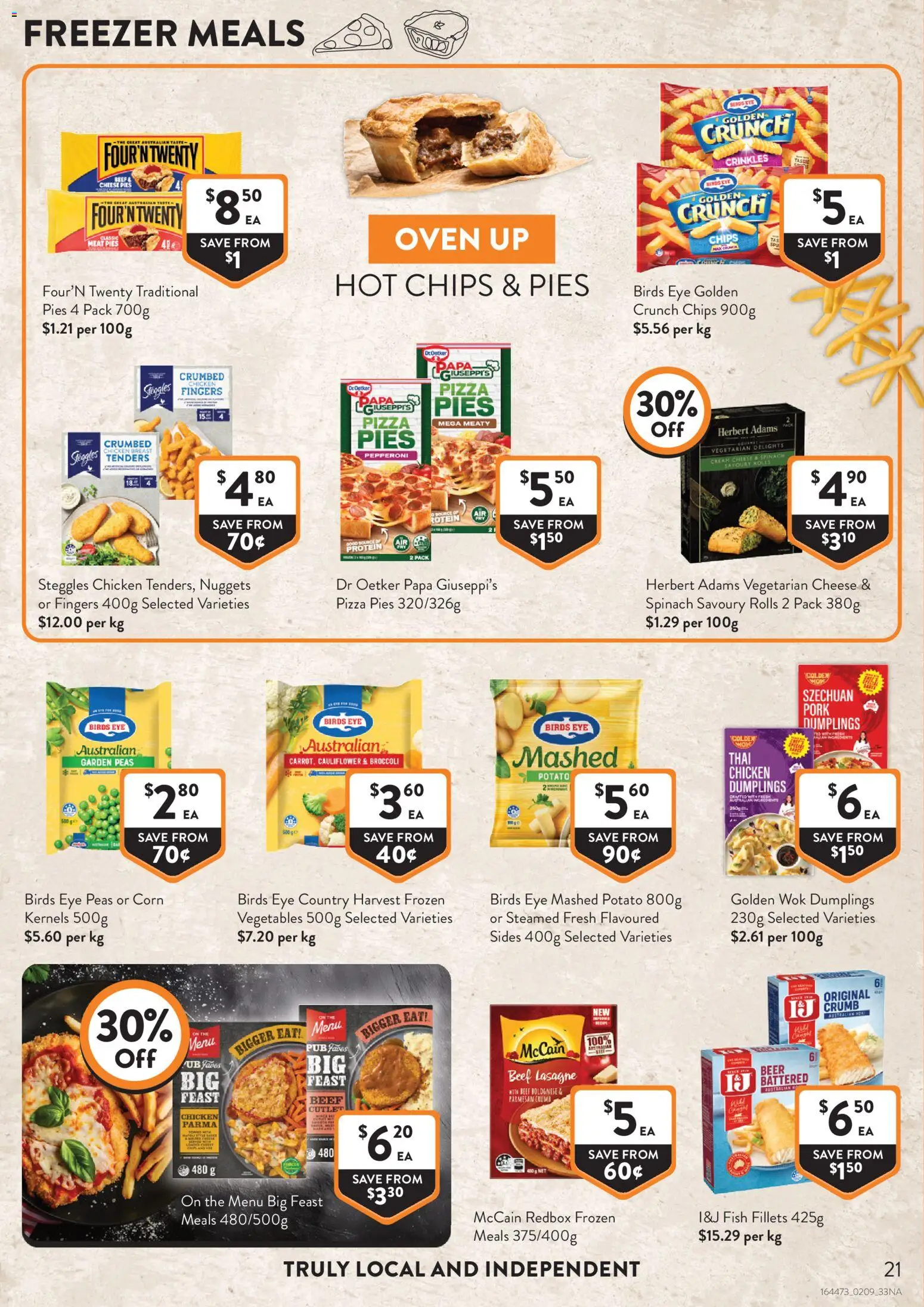 Foodworks catalogue - valid from 02/09/2026 | Page: 21 | Products: Protein, Beef, Lasagne, Freezer