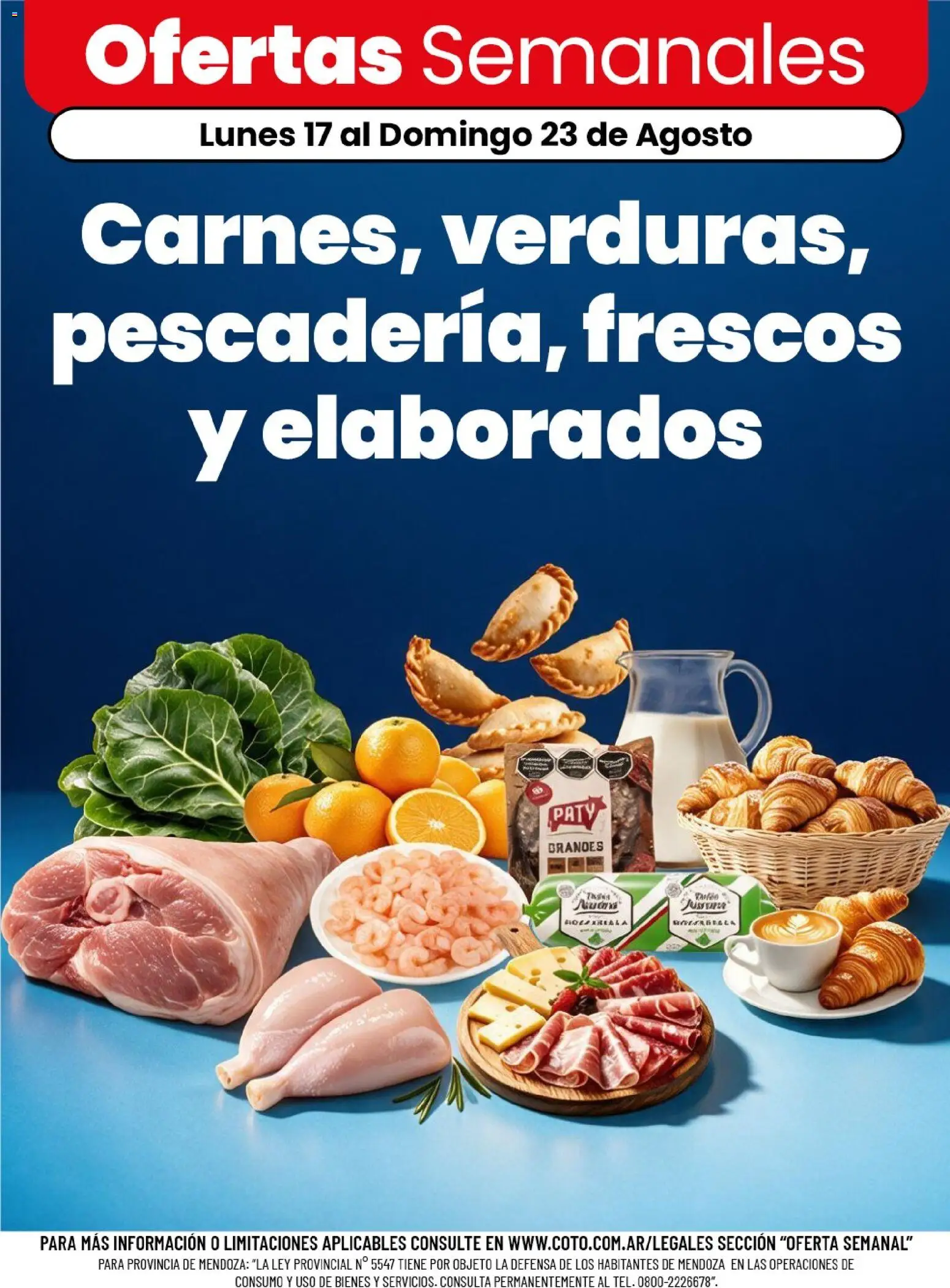 Coto - Ofertas │ válido desde el 17/08/2026 | Página: 1 | Productos: Queso en fetas, Queso, Salami, Salame
