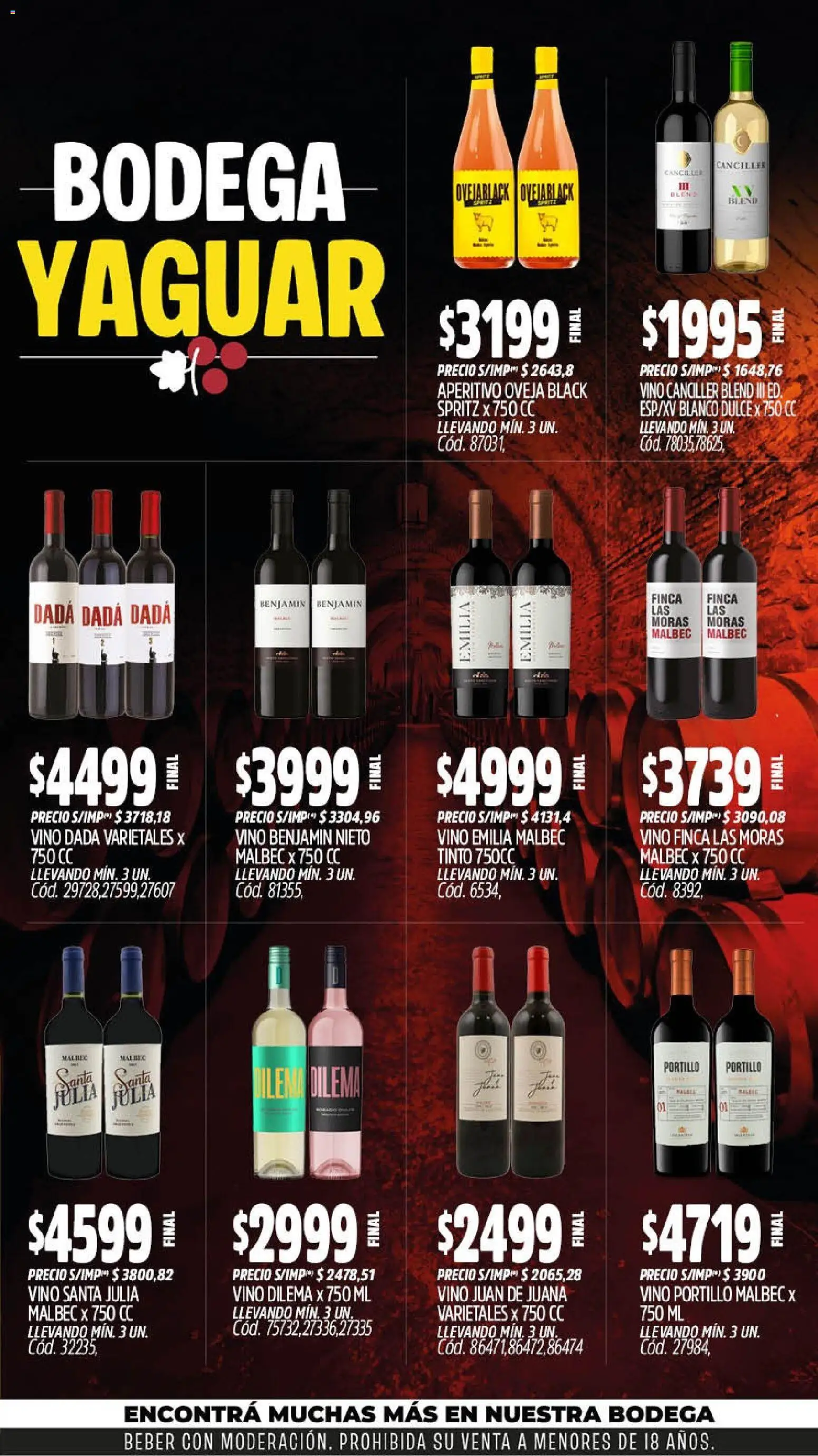 Yaguar - Oferta Semanal Chaco │ válido desde el 07/09/2026 | Página: 6 | Productos: Dulce, Vino