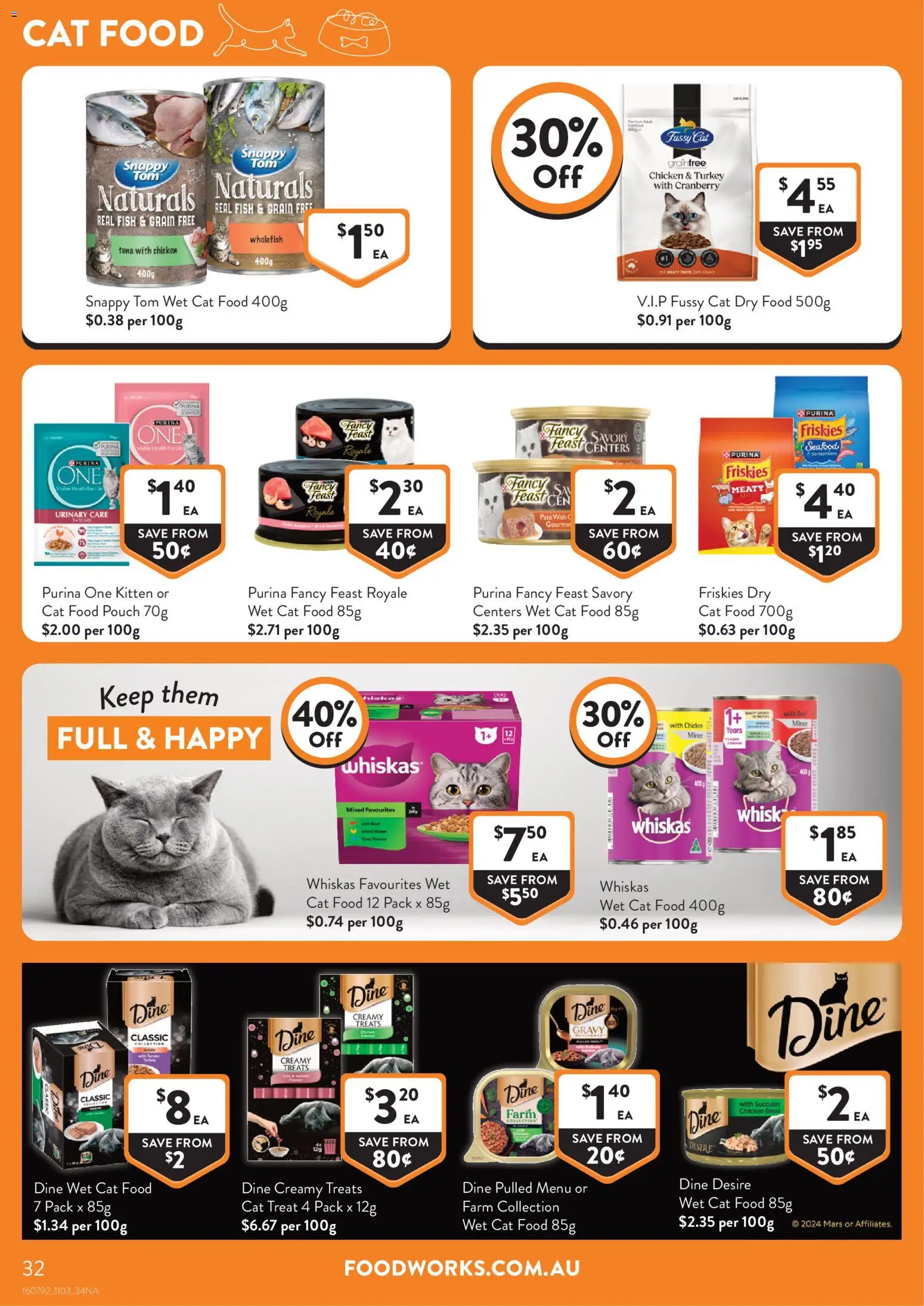 Foodworks catalogue - valid from 11.03.2026 | Page: 32 | Products: Chicken, Fish, Seafood, Turkey