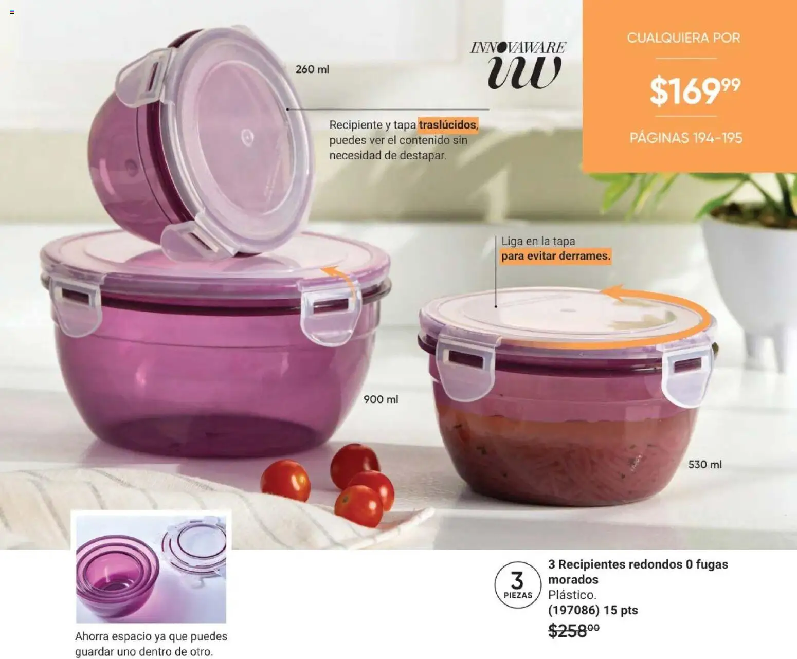 Nuevas ofertas de AVON válidas en toda la República Mexicana desde el 24.04.2026. ¡Encuentra las mejores ofertas en AVON Casa & Estilo 7 2026! | Página: 195 | Productos: Liga