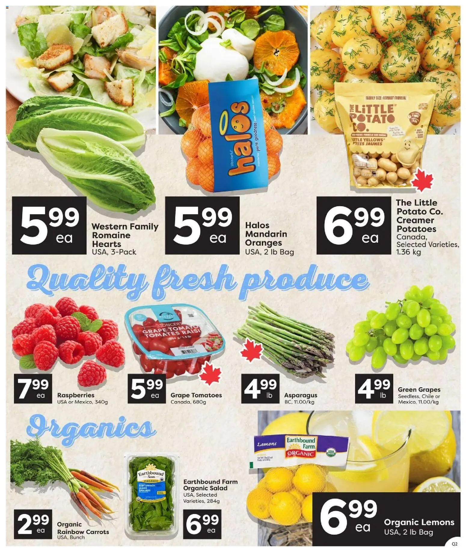 Quality Foods flyer valid from 21.05.2026 | Page: 4 | Products: Salad, Bag, Oranges, Tomatoes