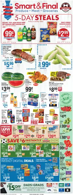 Preview of Smart & Final weekly ads valid from 19.06.2026