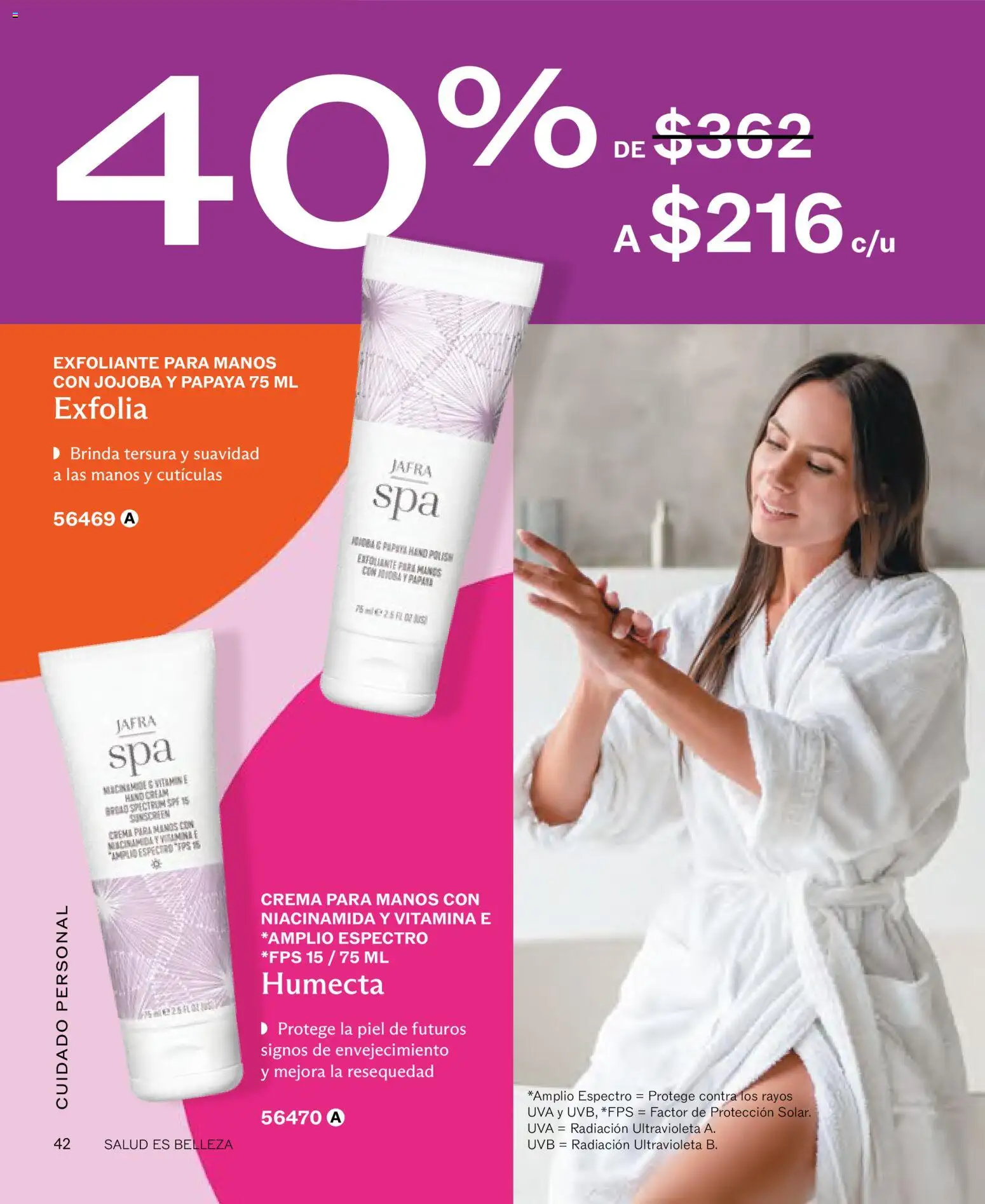 Nuevas ofertas de JAFRA válidas en toda la República Mexicana desde el 01/07/2026. ¡Encuentra las mejores ofertas en JAFRA catálogo! | Página: 42