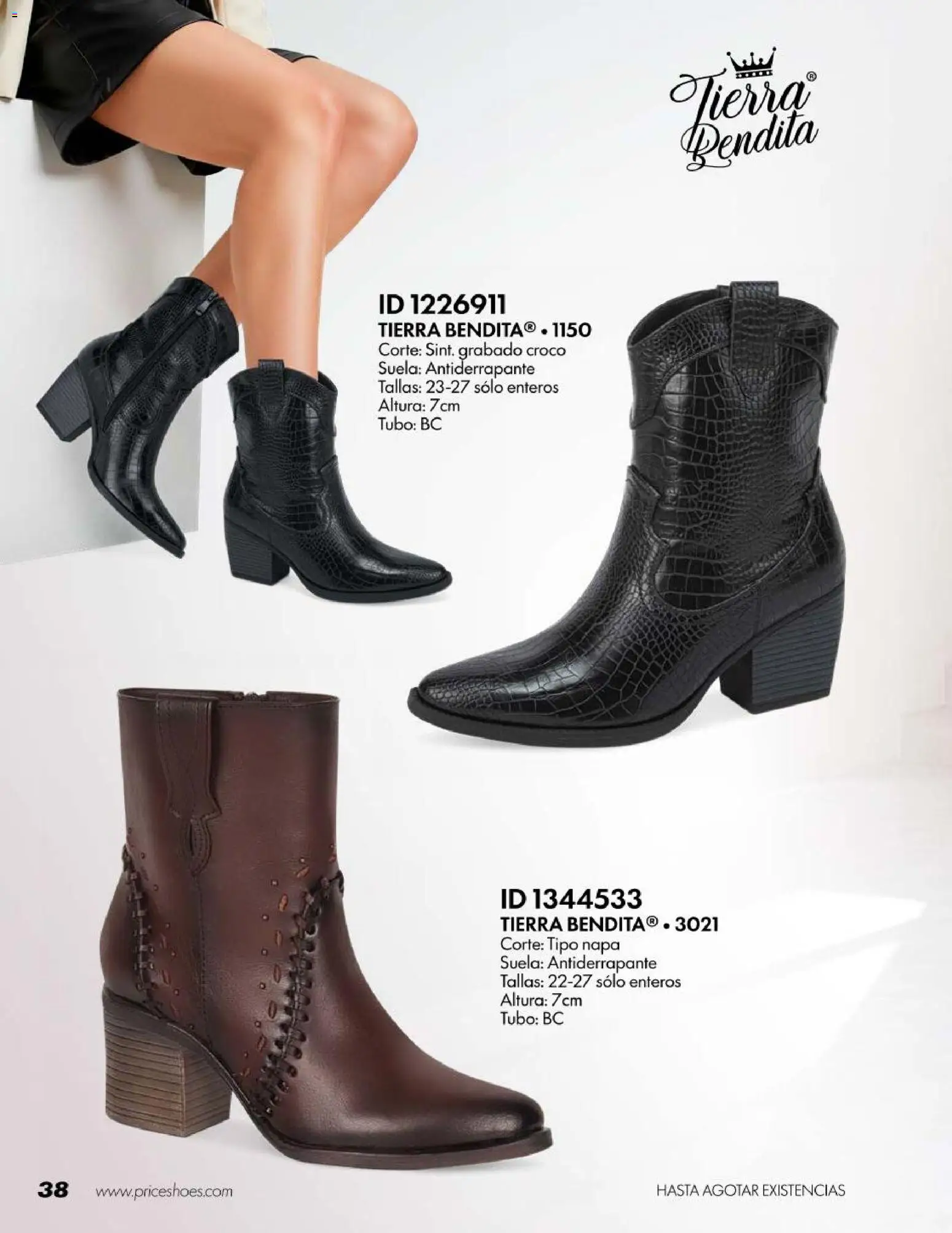 Nuevas ofertas de Price Shoes válidas en toda la República Mexicana desde el 18/07/2026. ¡Encuentra las mejores ofertas en Price Shoes catálogo Botas! | Página: 38