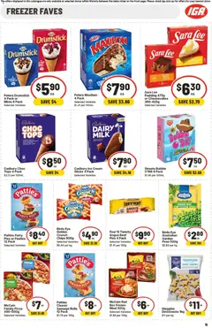 Preview of IGA catalogue Middle Park - valid from 02/09/2026 | Page: 13 | Products: Box, Snacks, Dairy, Ice