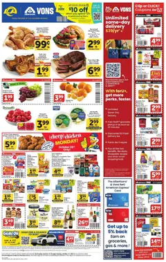 Preview of Vons weekly ads valid from 10/21/2026